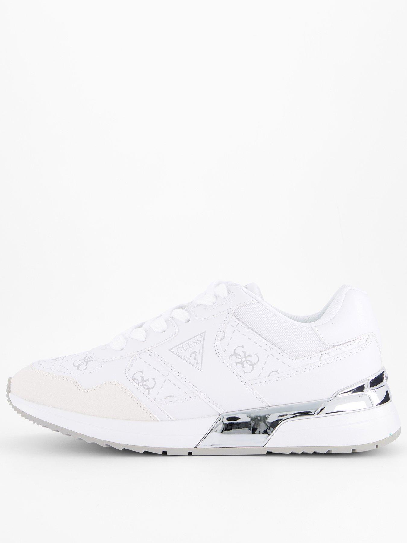 Image 1 of 7 of Guess Mickay Chunky Sneaker - White