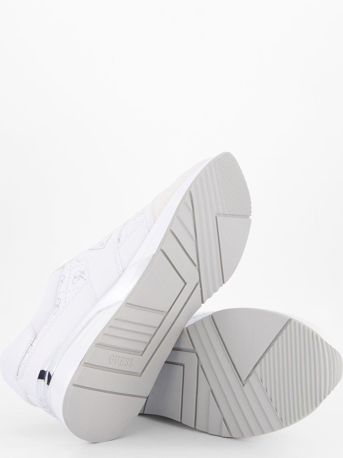 Image 4 of 7 of Guess Mickay Chunky Sneaker - White