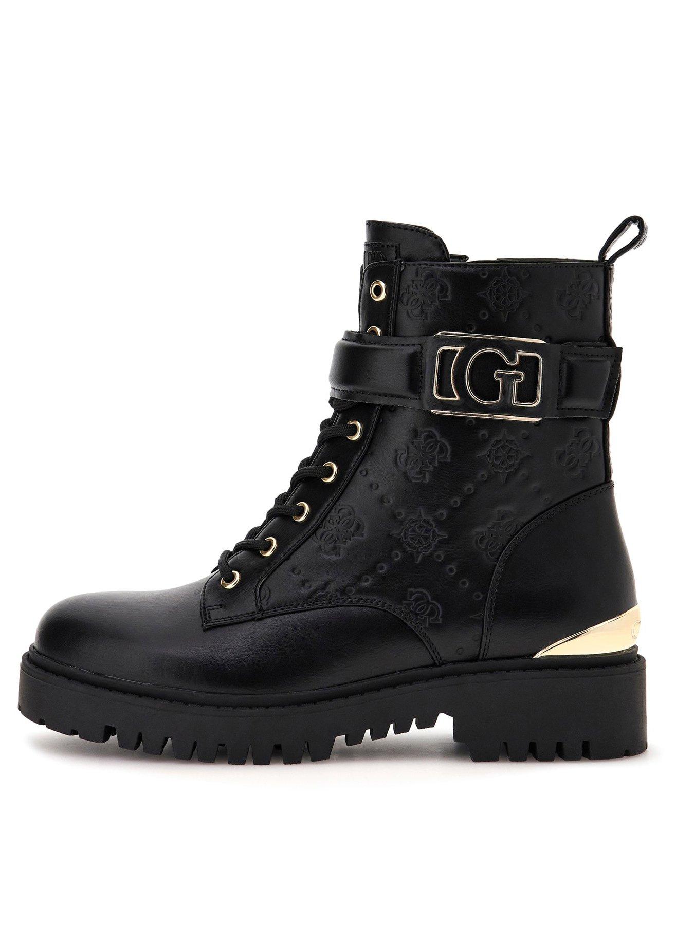 guess-oranda-4g-peony-logo-combat-boots-black