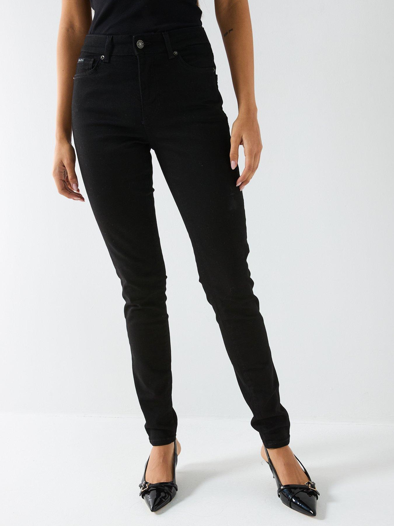 Guess Jeans G05 High Rise Skinny Jeans - Black