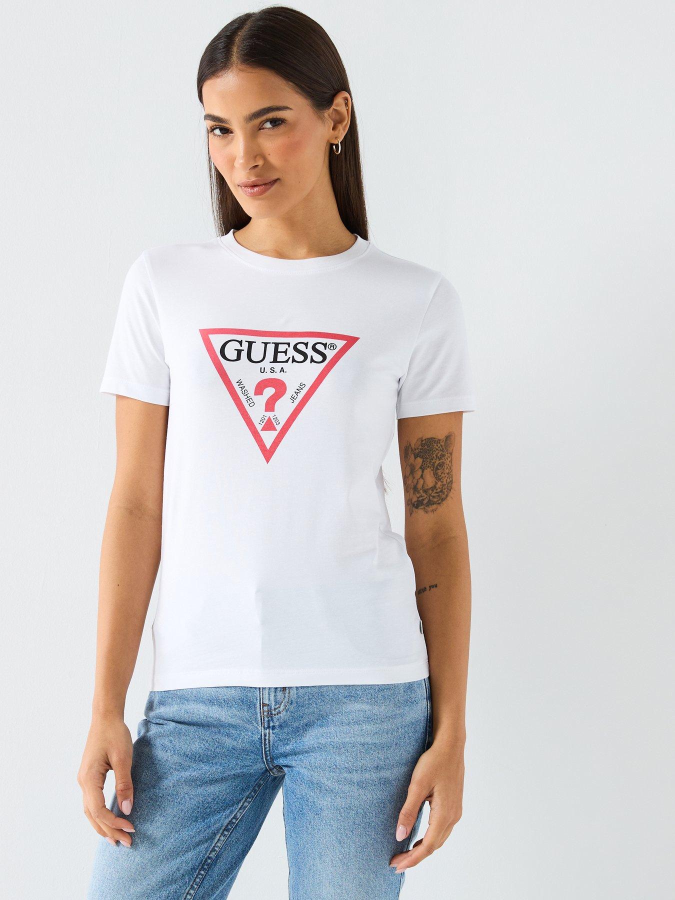 guess-jeans-short-sleeve-slim-iconic-t-shirt-white