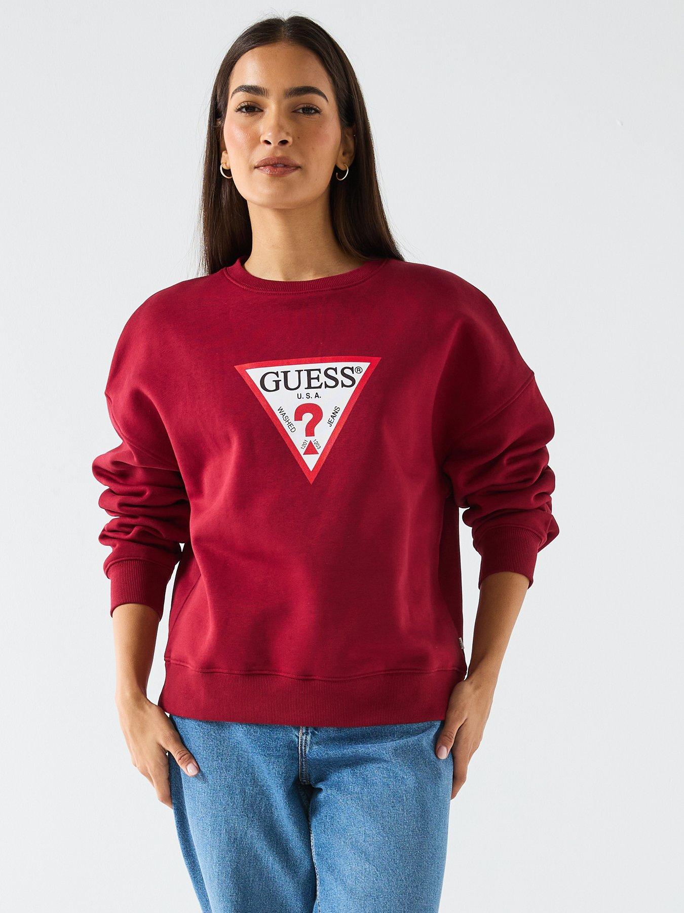 guess-jeans-iconic-triangle-sweatshirt-red
