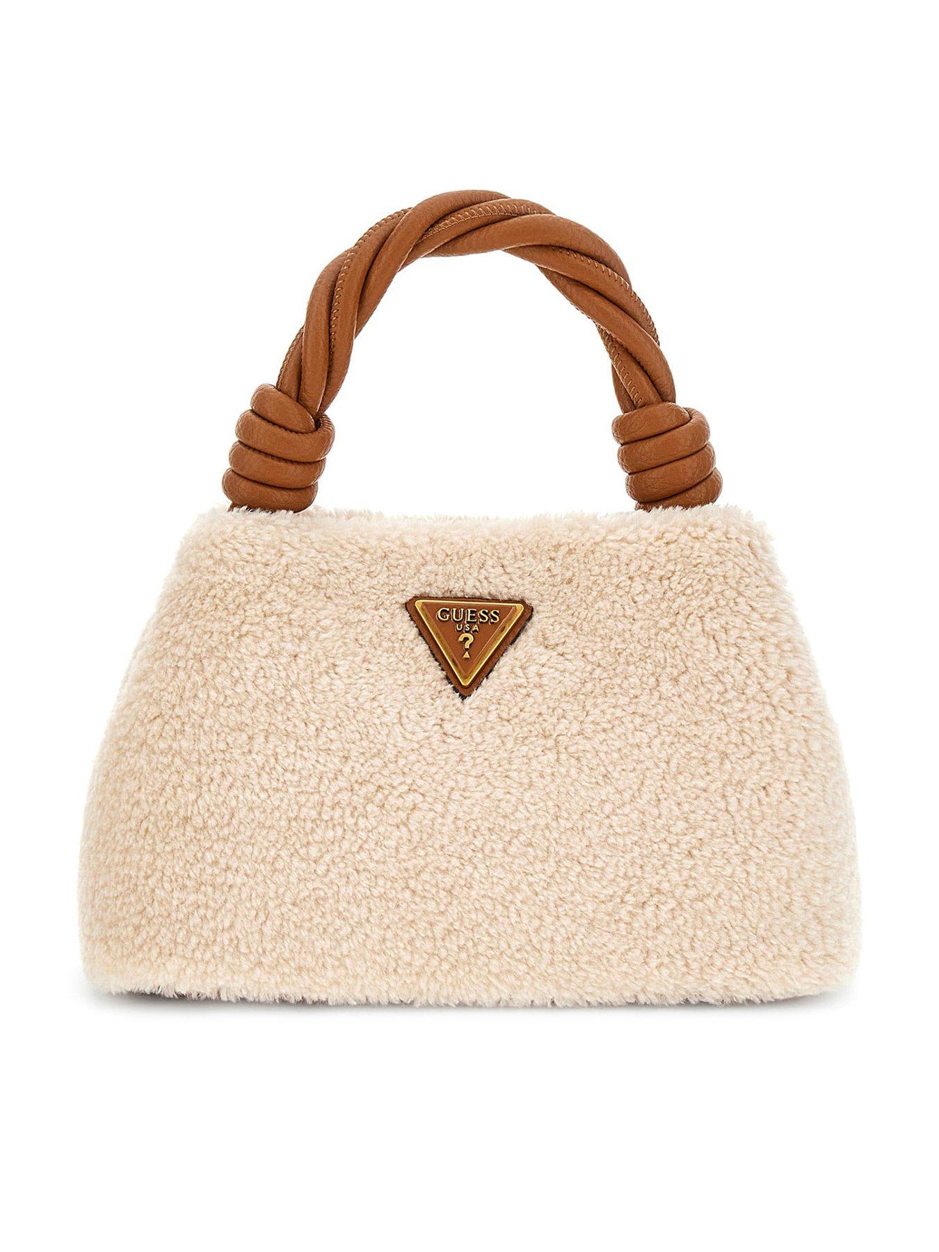 Image 1 of 4 of Guess Shaida Top Handle Crossbody Bag - Brown