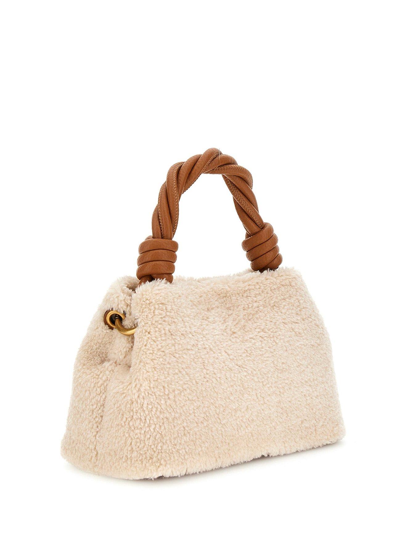 Image 2 of 4 of Guess Shaida Top Handle Crossbody Bag - Brown