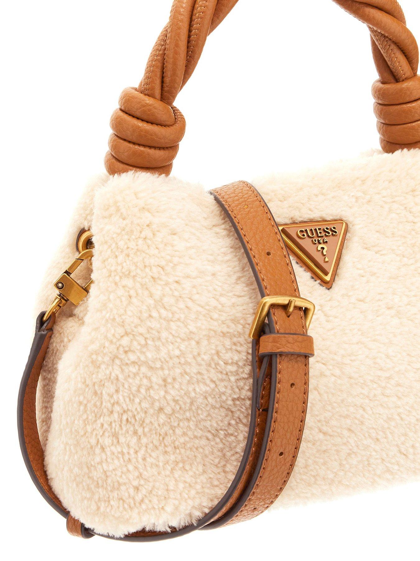Image 4 of 4 of Guess Shaida Top Handle Crossbody Bag - Brown