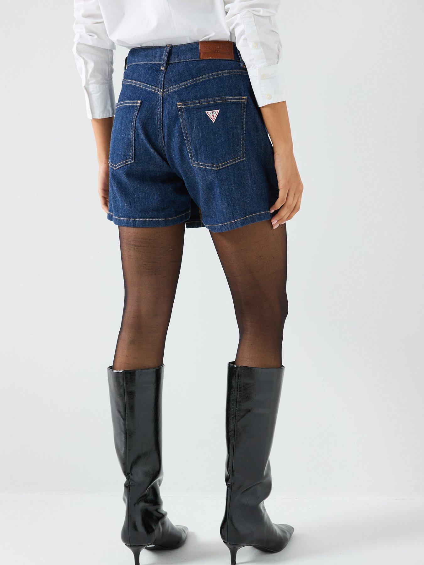 guess-jeans-wrap-denimnbspskort-bluestillFront