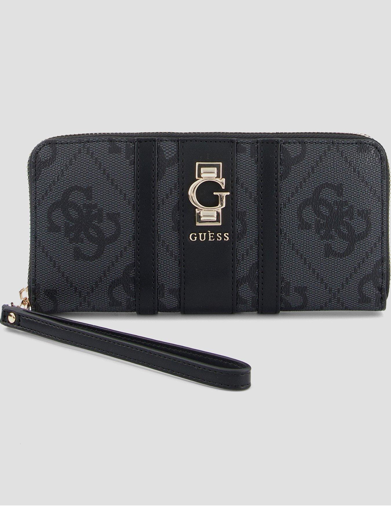 Guess Erenia Slg Large Zip Around - Brown