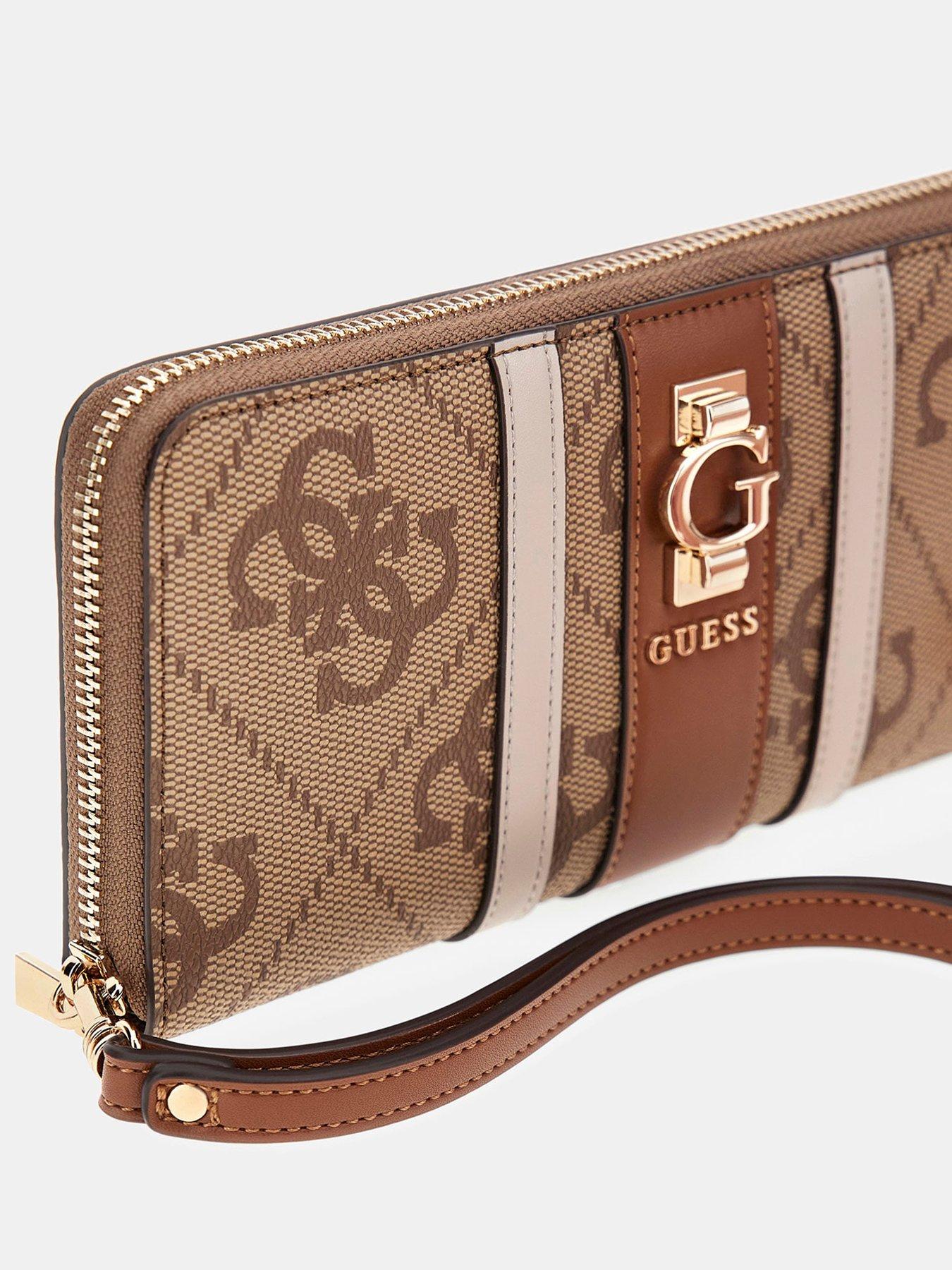 guess-erenia-slg-large-zip-around-purse-brownstillFront