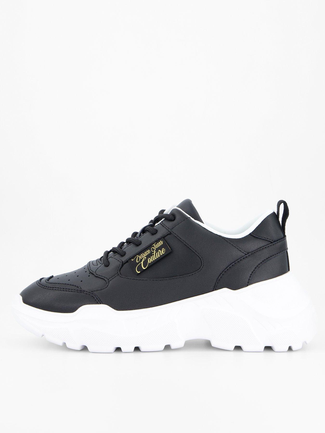 Image 1 of 7 of Versace Jeans Couture Fondo Speedtrack Trainers - Black