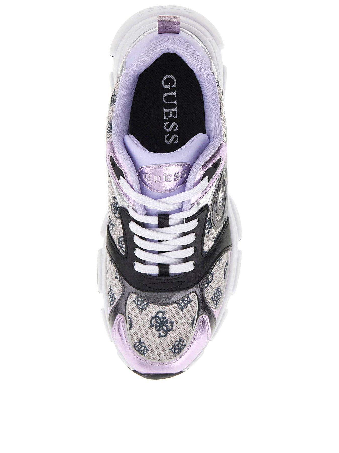 Image 3 of 5 of Guess Ibitha3 Trainers - Beige/Lilac