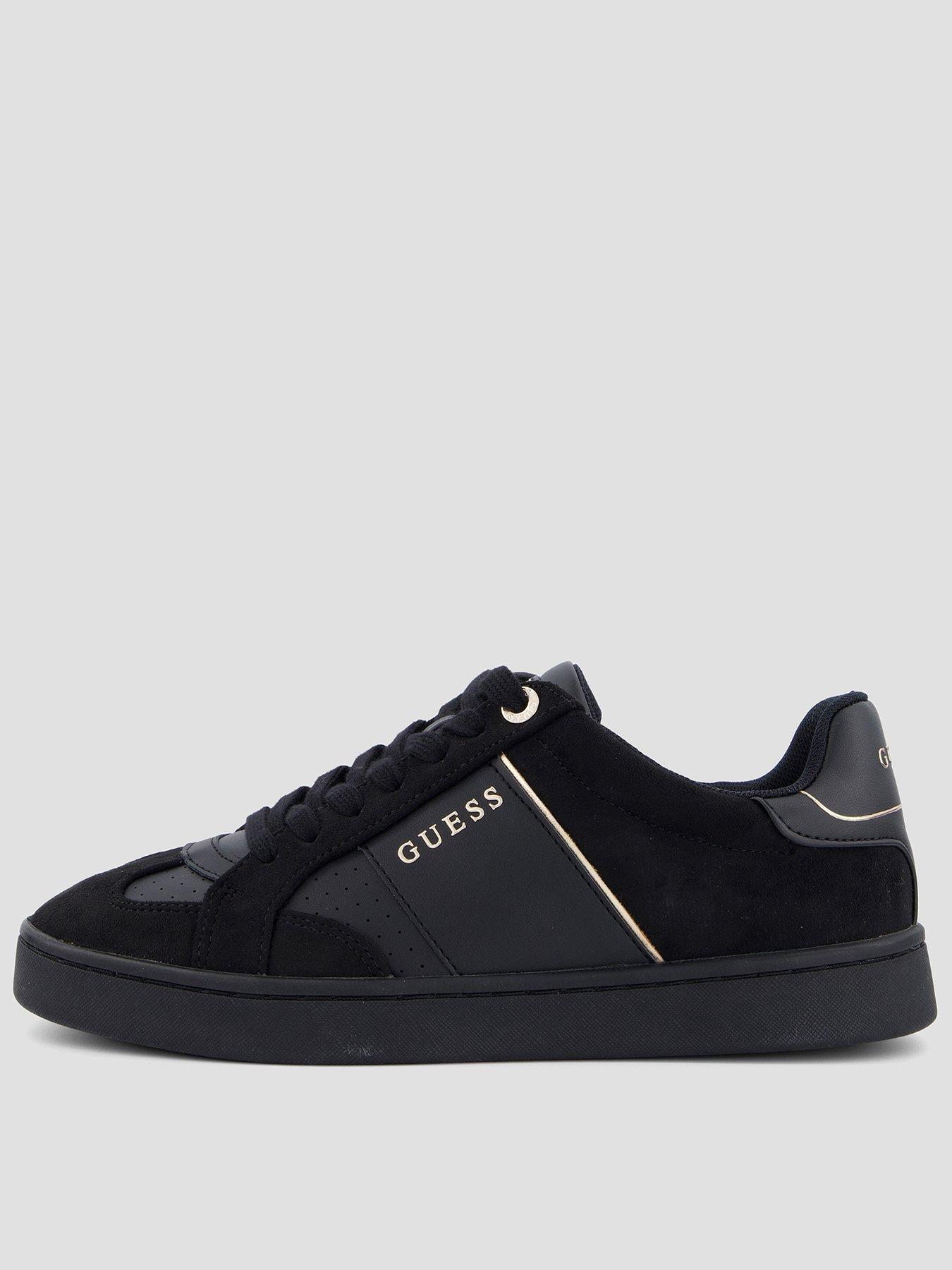 guess-jrone7-suede-insert-trainers-blackfront