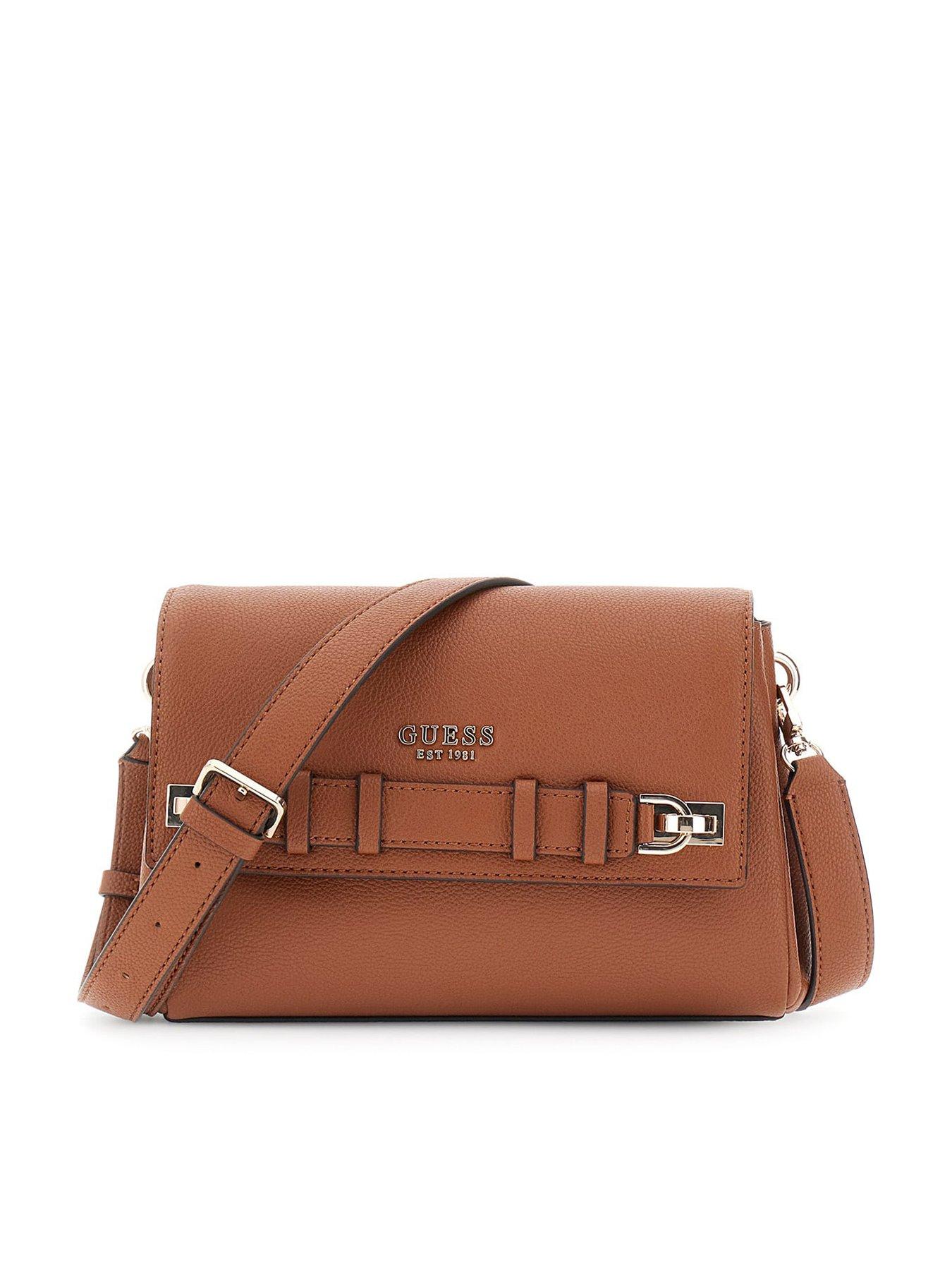 guess-gregoria-flap-crossbody-handbag-brown