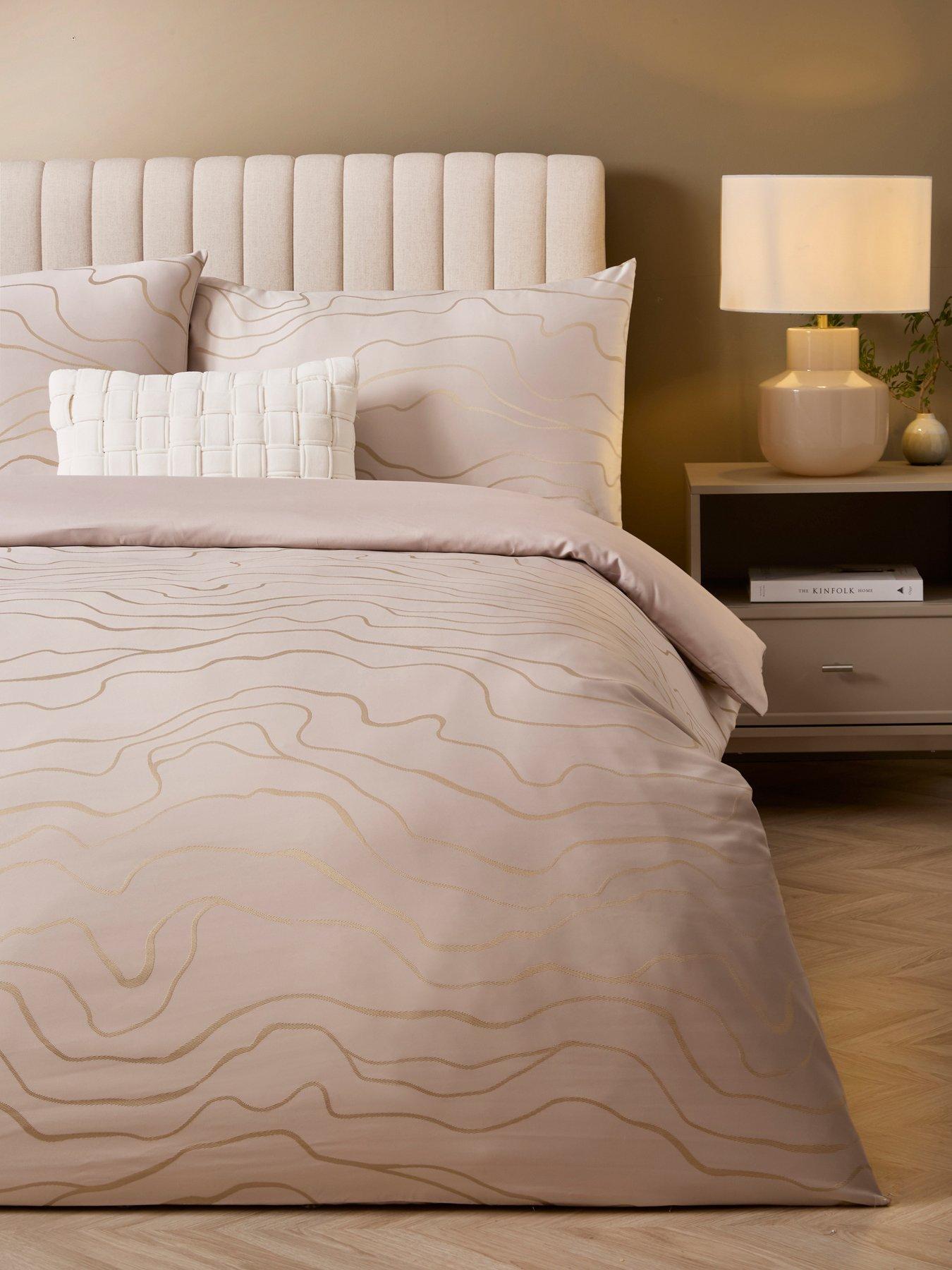 Image 1 of 5 of The Very Collection Elemental Wave Jacquard Duvet Set