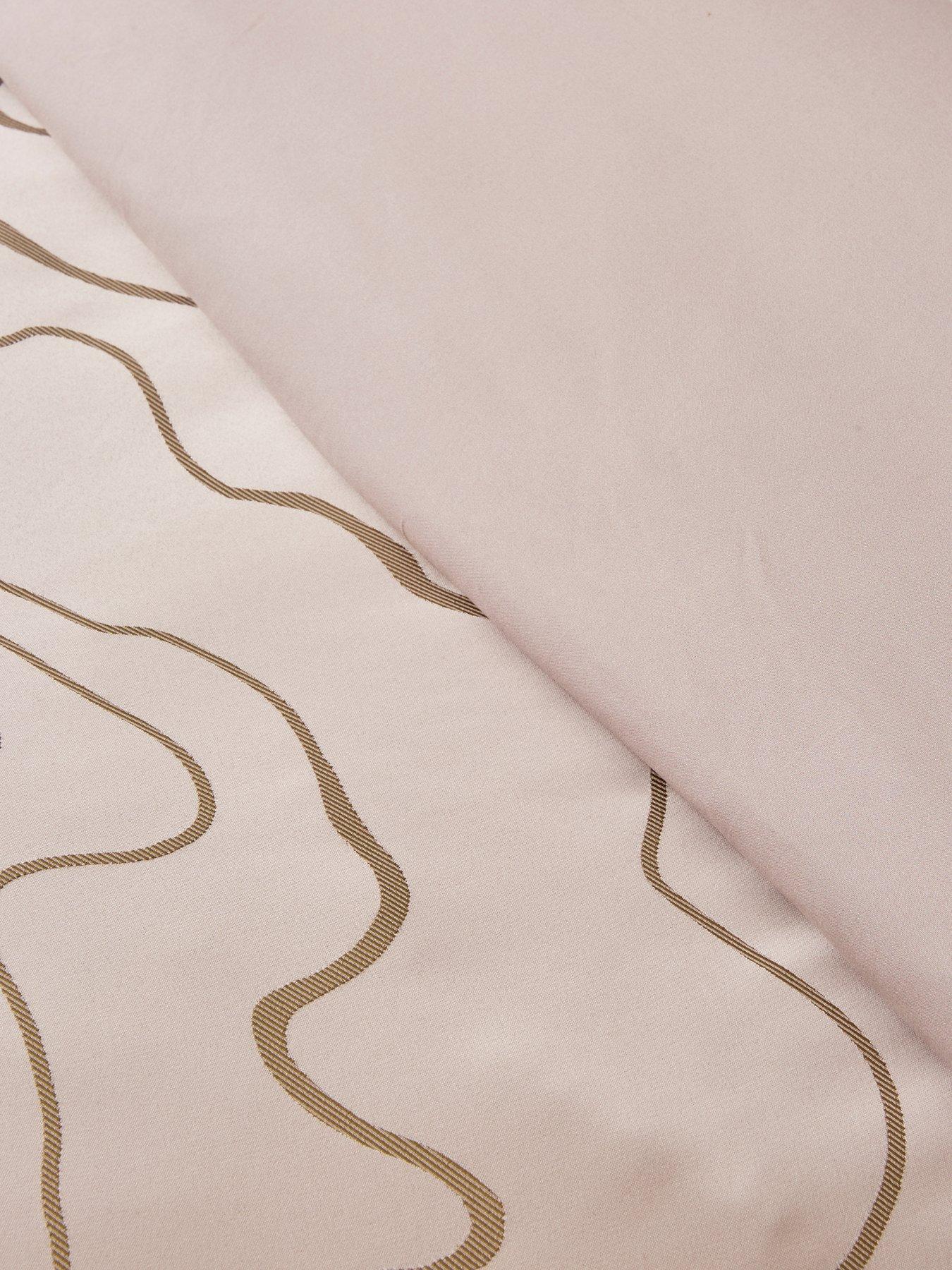 Image 4 of 5 of The Very Collection Elemental Wave Jacquard Duvet Set