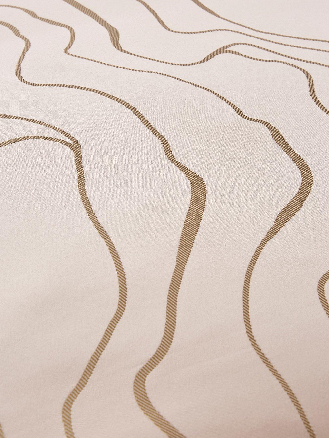 Image 5 of 5 of The Very Collection Elemental Wave Jacquard Duvet Set