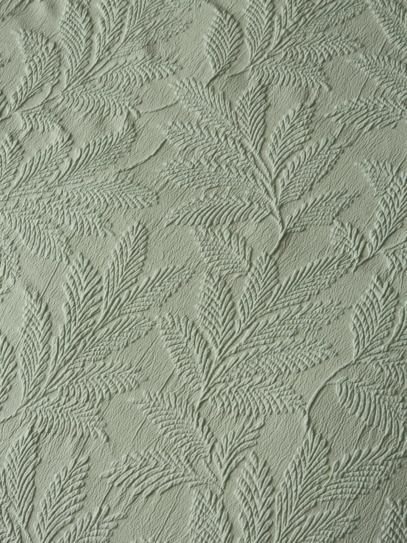 Image 3 of 5 of The Very Collection Eden Leaf Jacquard Duvet Set