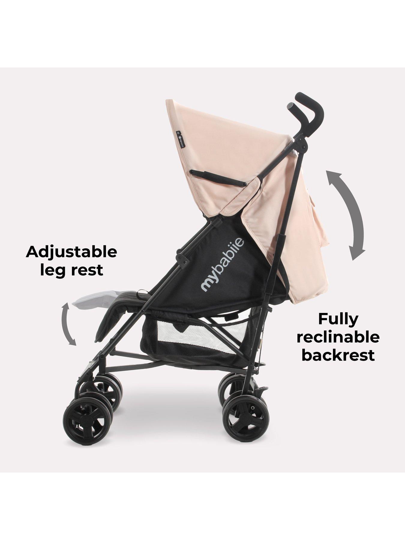 Image 4 of 7 of My Babiie My Babiie MB01 Lightweight Stroller - Blush Pink