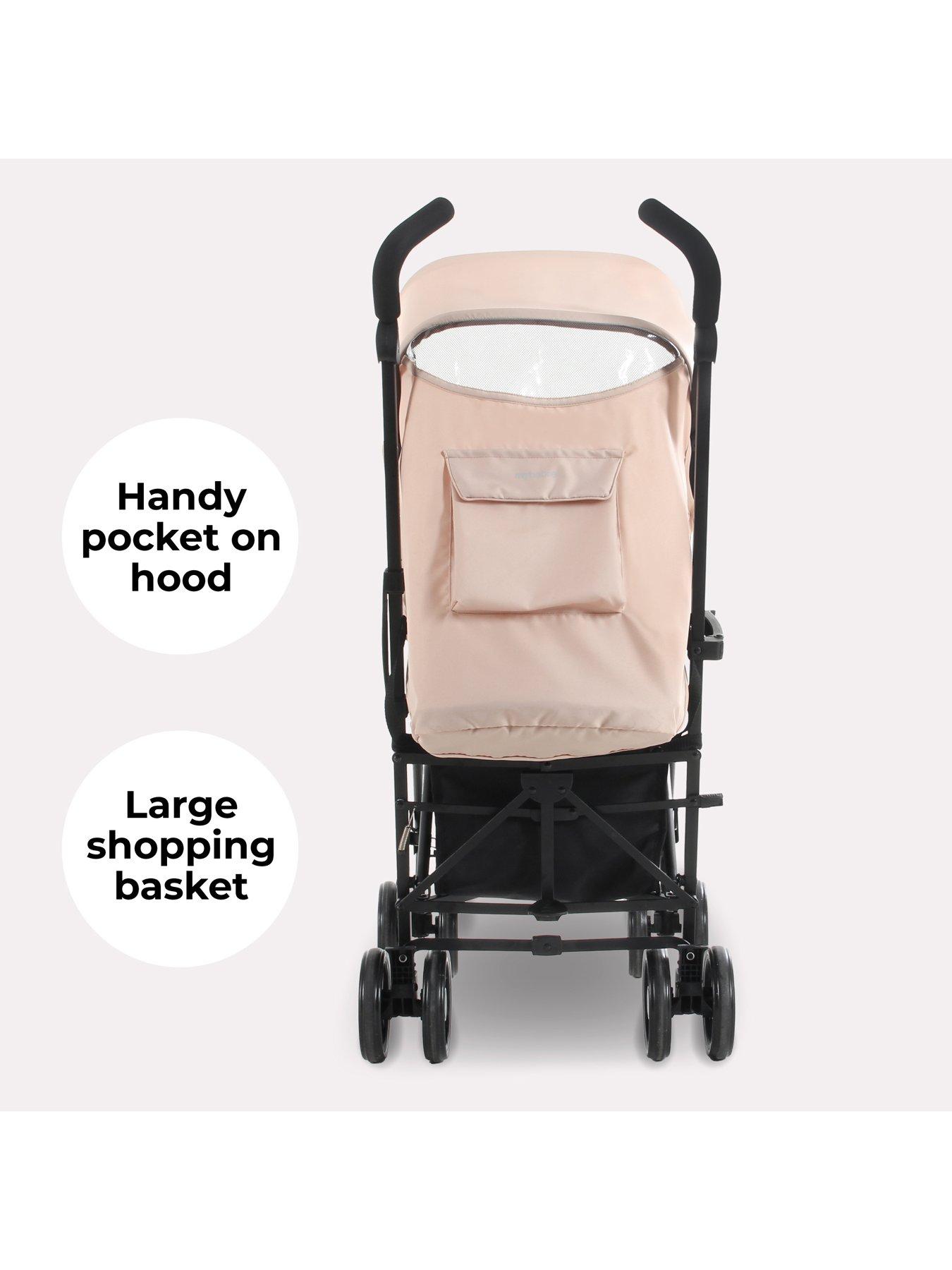 Image 5 of 7 of My Babiie My Babiie MB01 Lightweight Stroller - Blush Pink