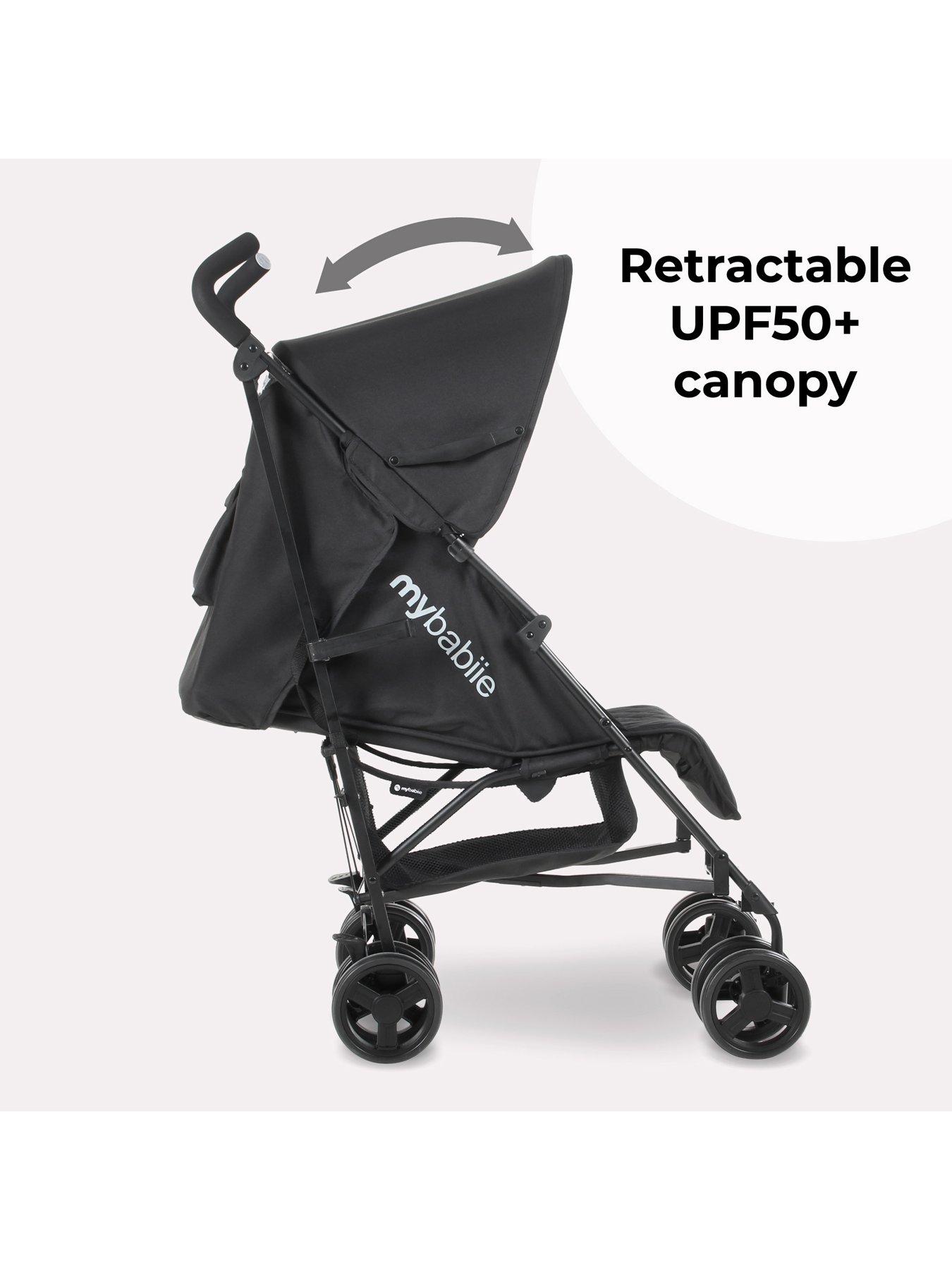 Image 3 of 7 of My Babiie My Babiie MB01 Lightweight Stroller - Black