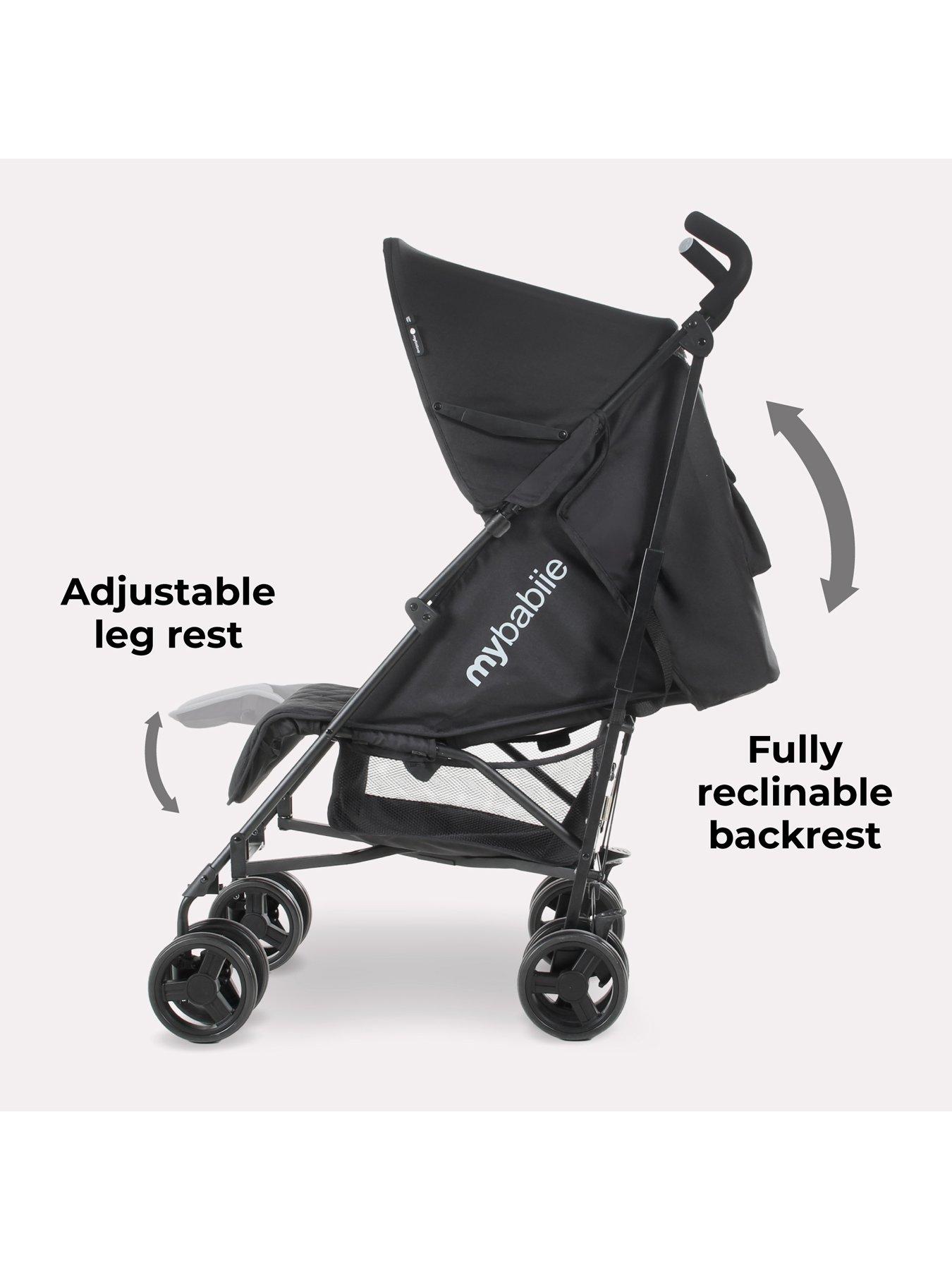 Image 4 of 7 of My Babiie My Babiie MB01 Lightweight Stroller - Black