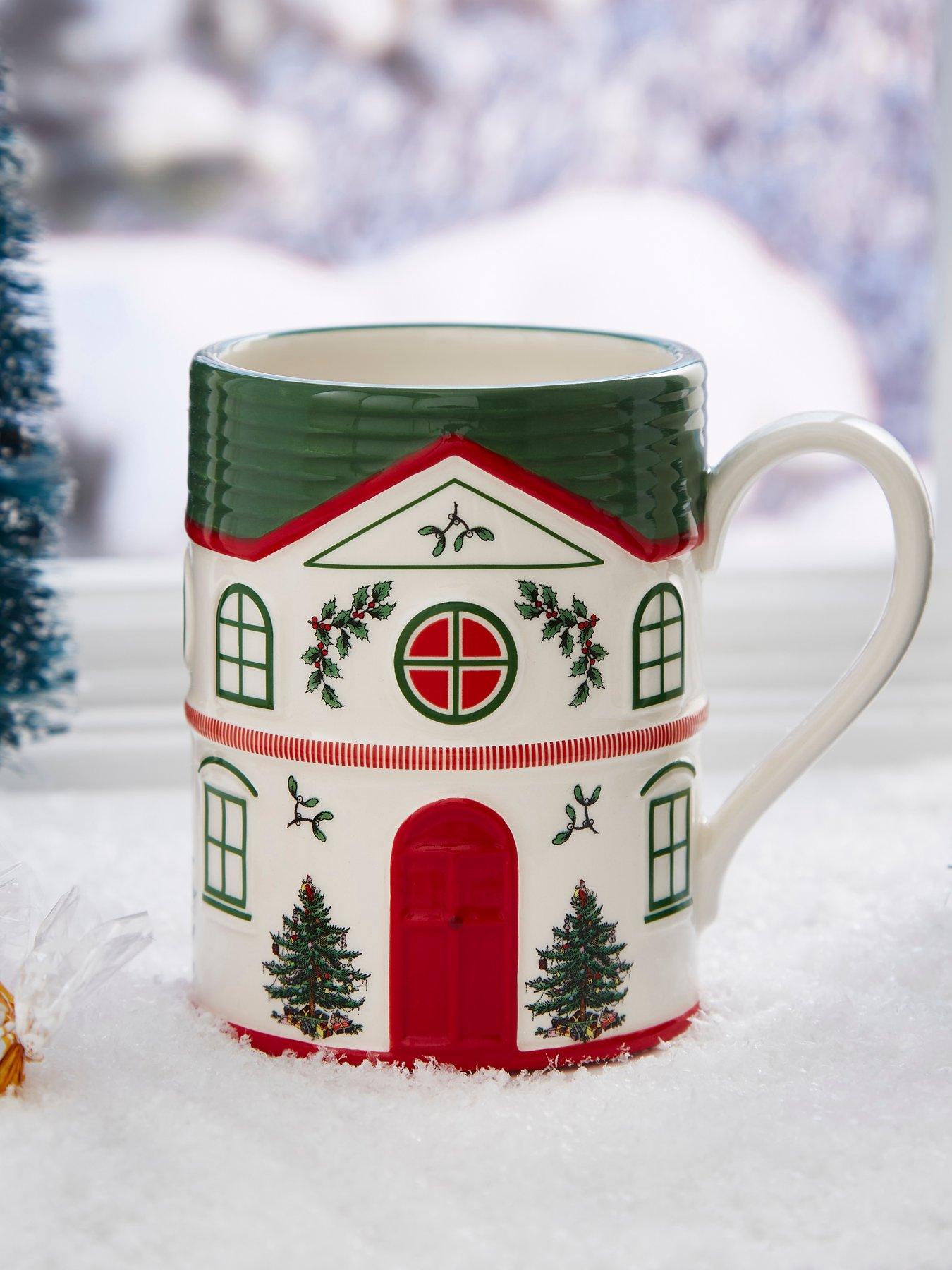 Spode Christmas Village Mug - Green