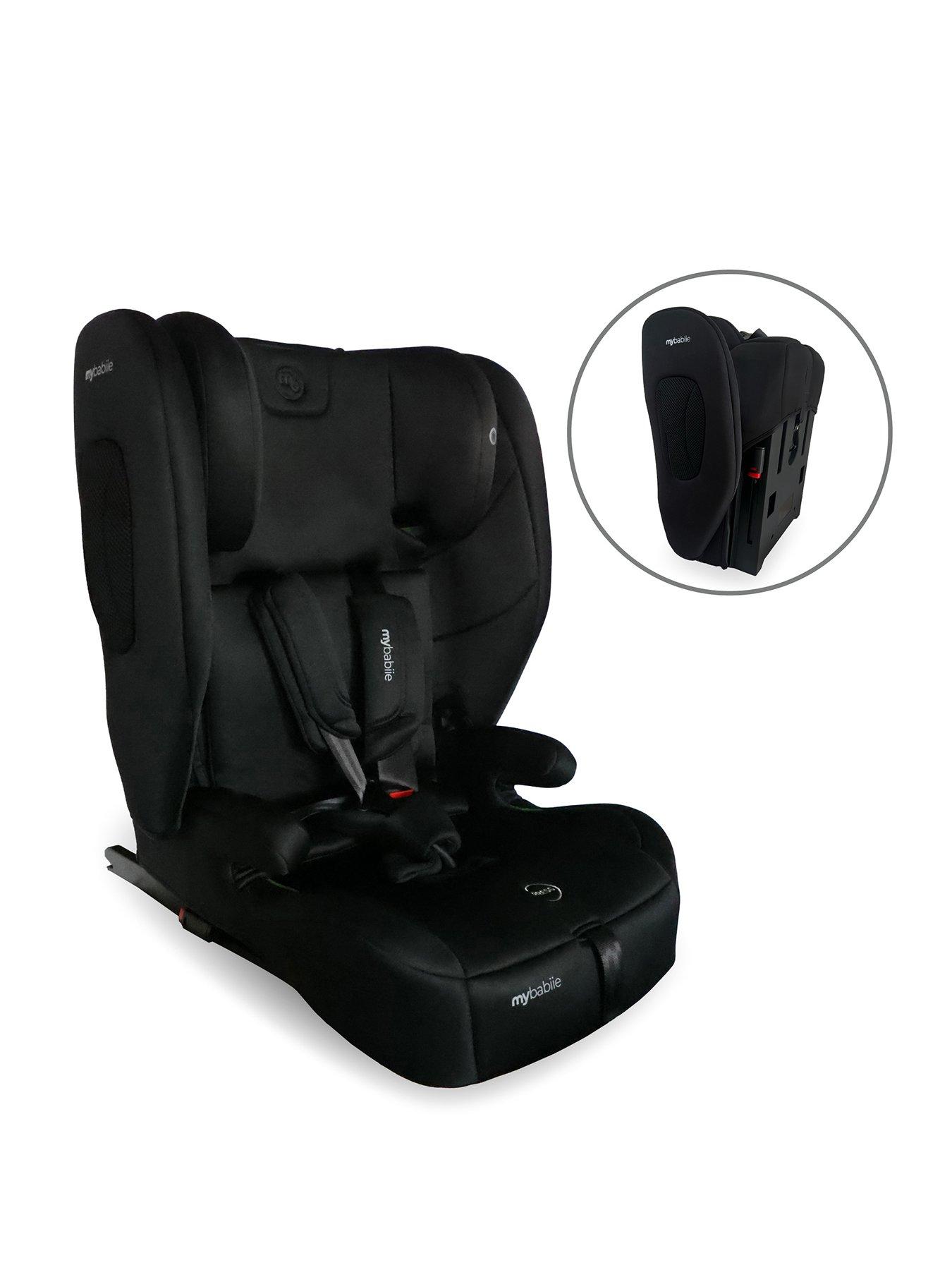 Image 1 of 8 of My Babiie My Babiie MBCS80 Toddler to Booster Foldable R129 Car Seat with ISOFIX - Black