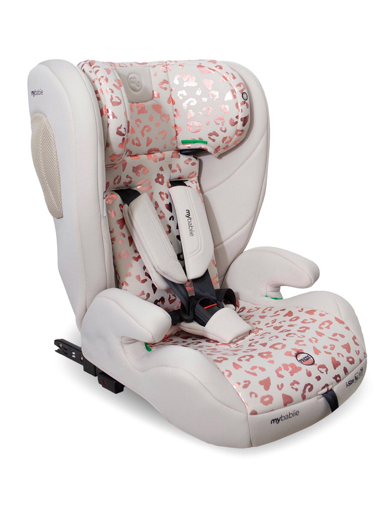 My Babiie My Babiie MBCS75 Toddler to Booster R129 Car Seat with ISOFIX - Pink Leopard