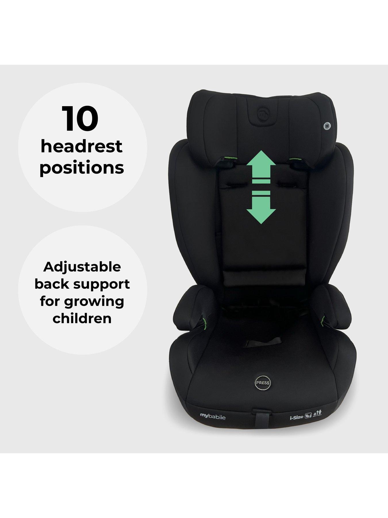 Image 2 of 5 of My Babiie My Babiie MBCS75 Toddler to Booster R129 Car Seat with ISOFIX - Black