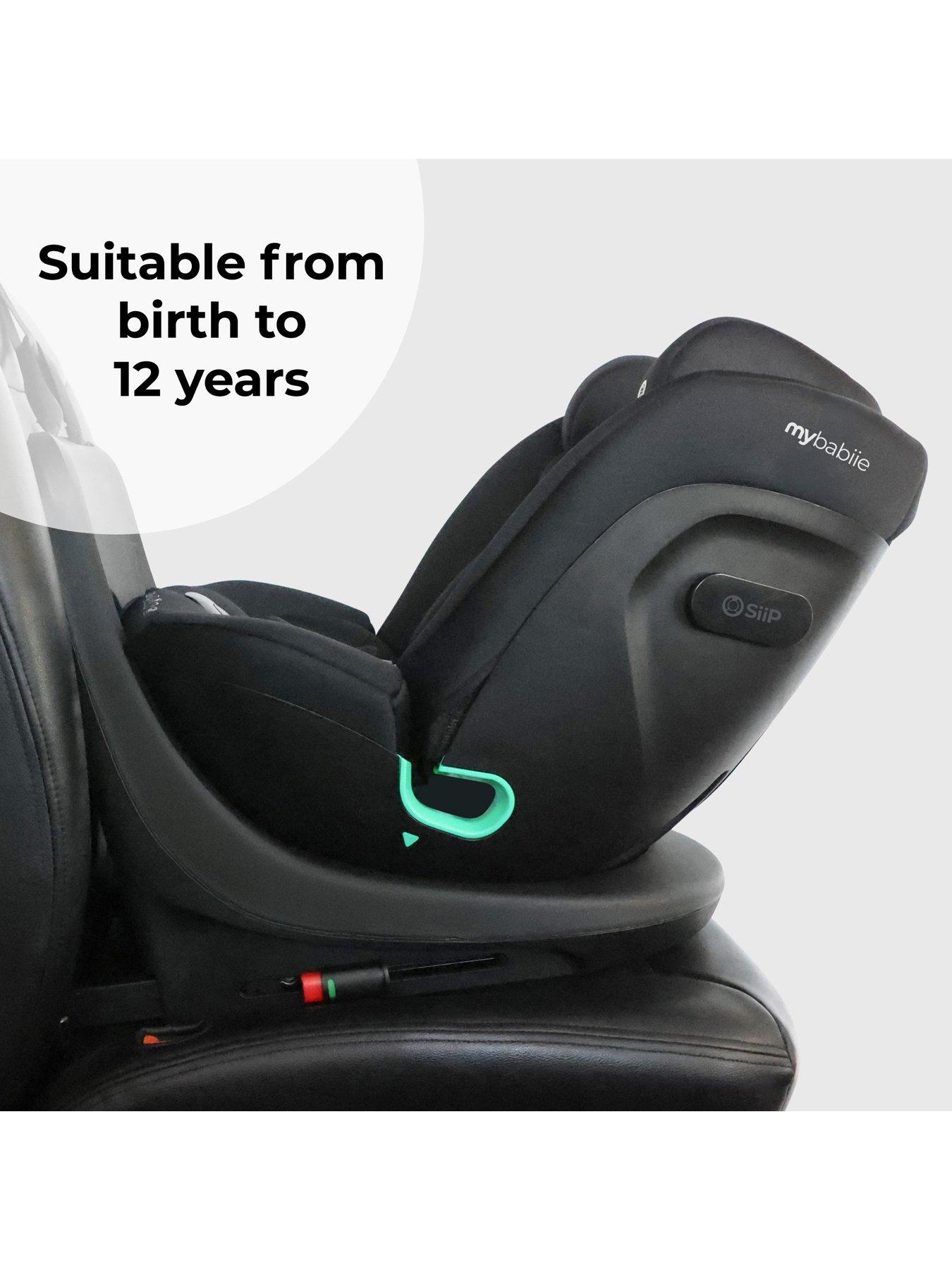 Image 4 of 8 of My Babiie My Babiie MBCS300 Easy Spin R129 Car Seat with Top Tether - Black