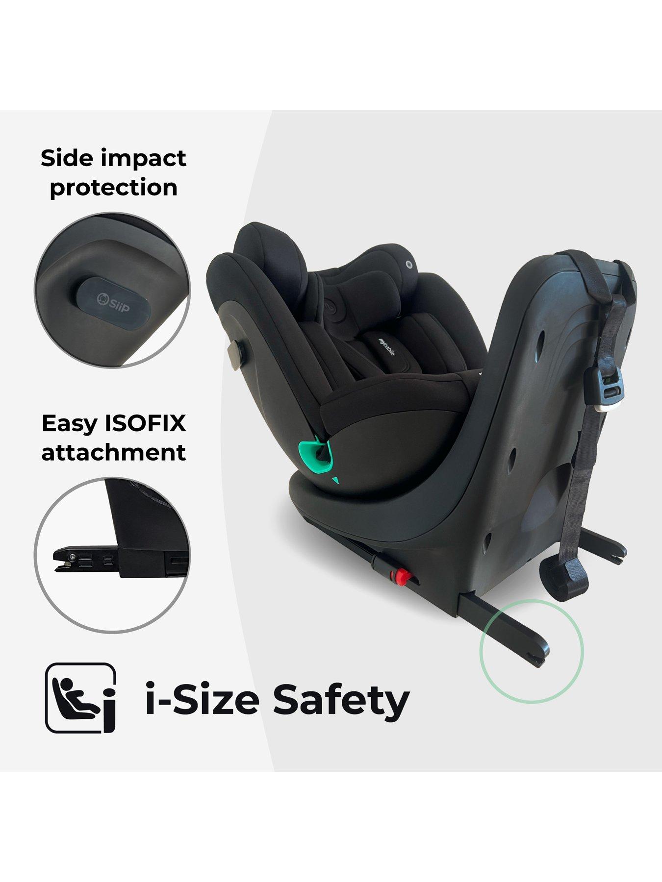 Image 5 of 8 of My Babiie My Babiie MBCS300 Easy Spin R129 Car Seat with Top Tether - Black