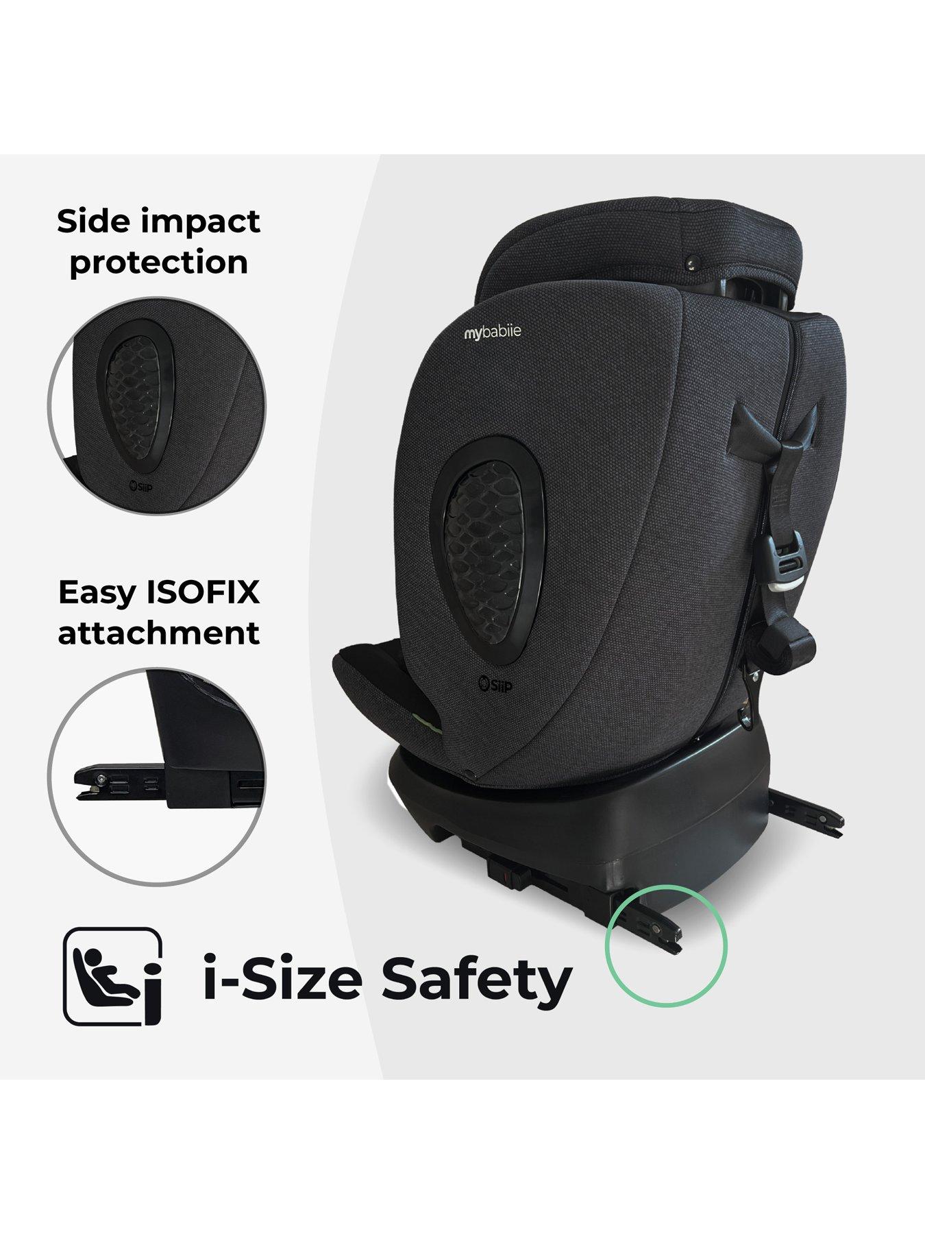 Image 4 of 7 of My Babiie My Babiie MBCS200 Spin R129 Car Seat with Top Tether - Black