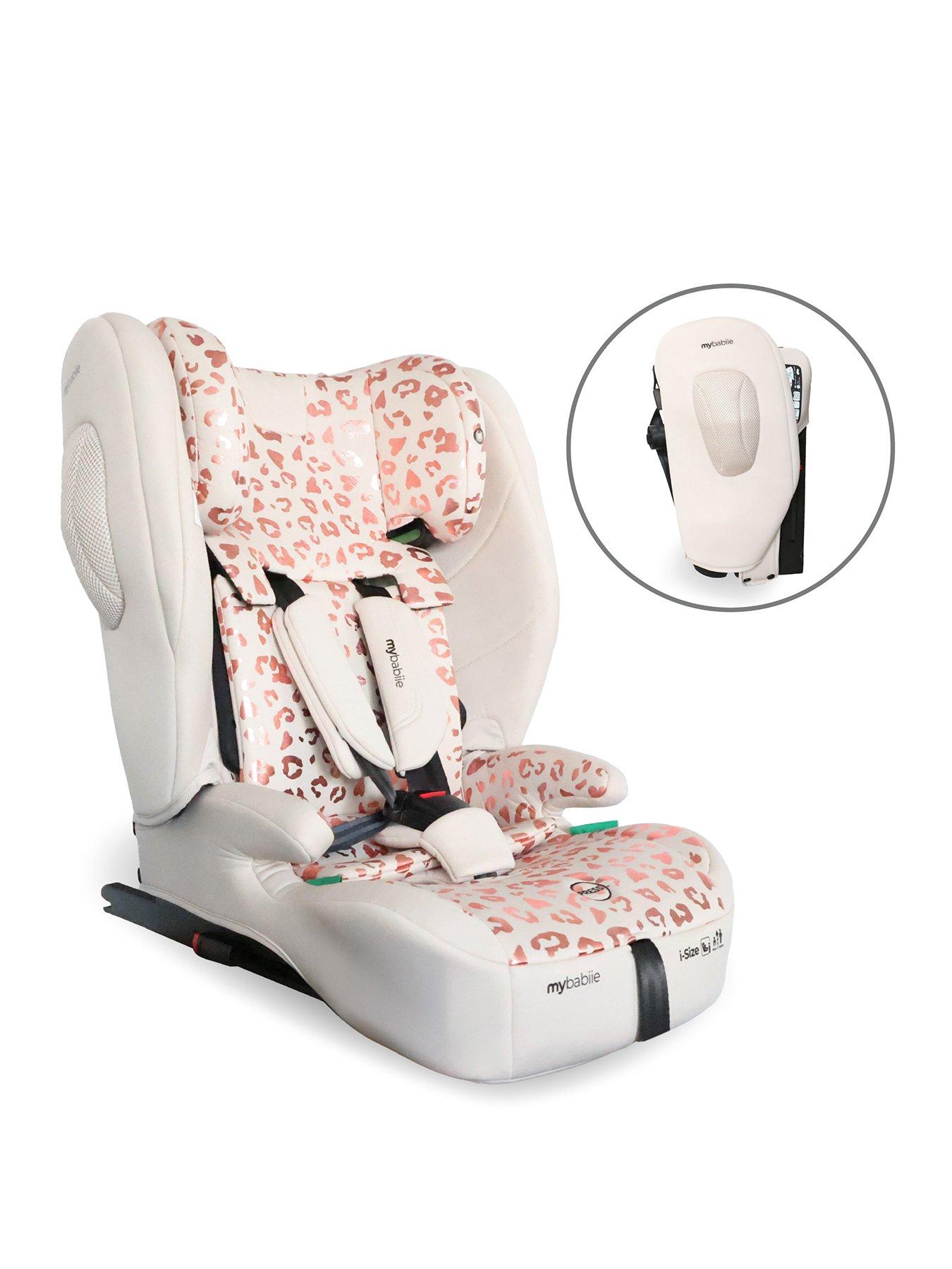 My Babiie My Babiie MBCS80 Toddler to Booster Foldable R129 Car Seat with ISOFIX - Pink Leopard