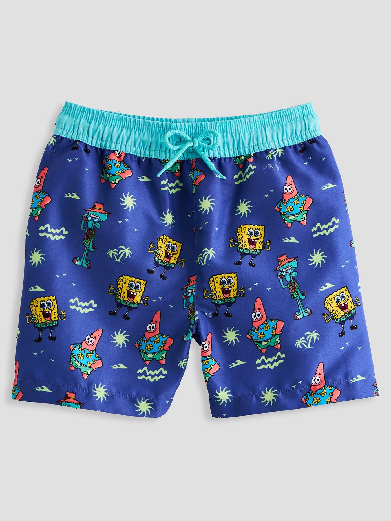 The Very Collection Spongebob Swim Shorts - Blue