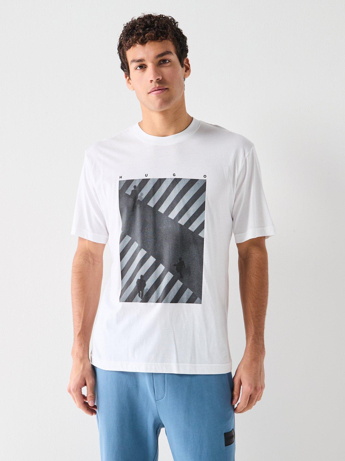 HUGO Dodger Crossing Graphic T-Shirt - White
