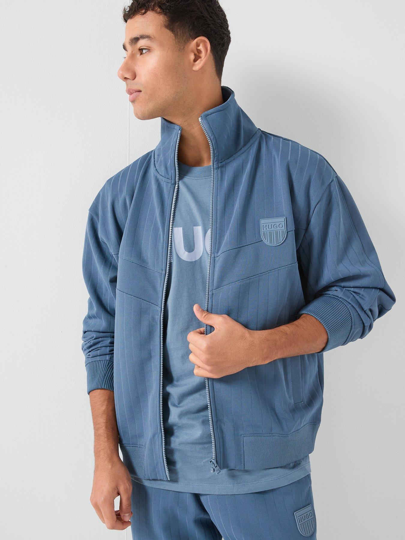 hugo-davronto-rib-shield-logo-track-top-blue
