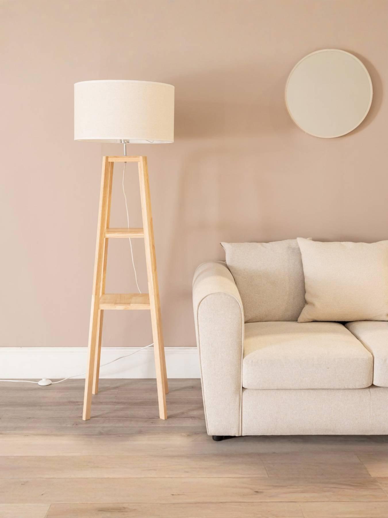 valuelights-wakefield-2-shelf-floor-lamp-with-with-linen-drum-shade-with-white-trim