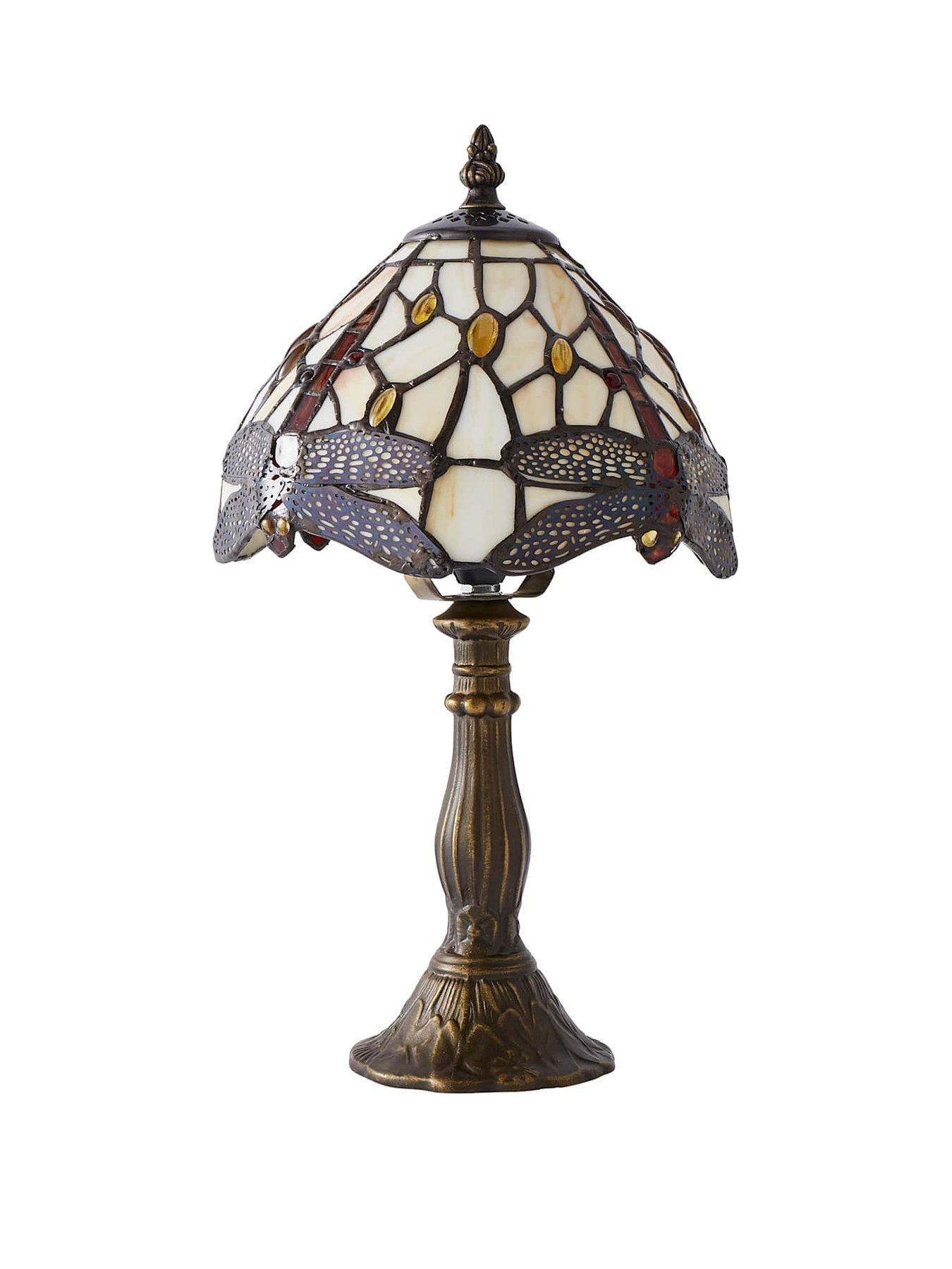 Image 2 of 6 of ValueLights Tiffany Dragonfly Table Lamp
