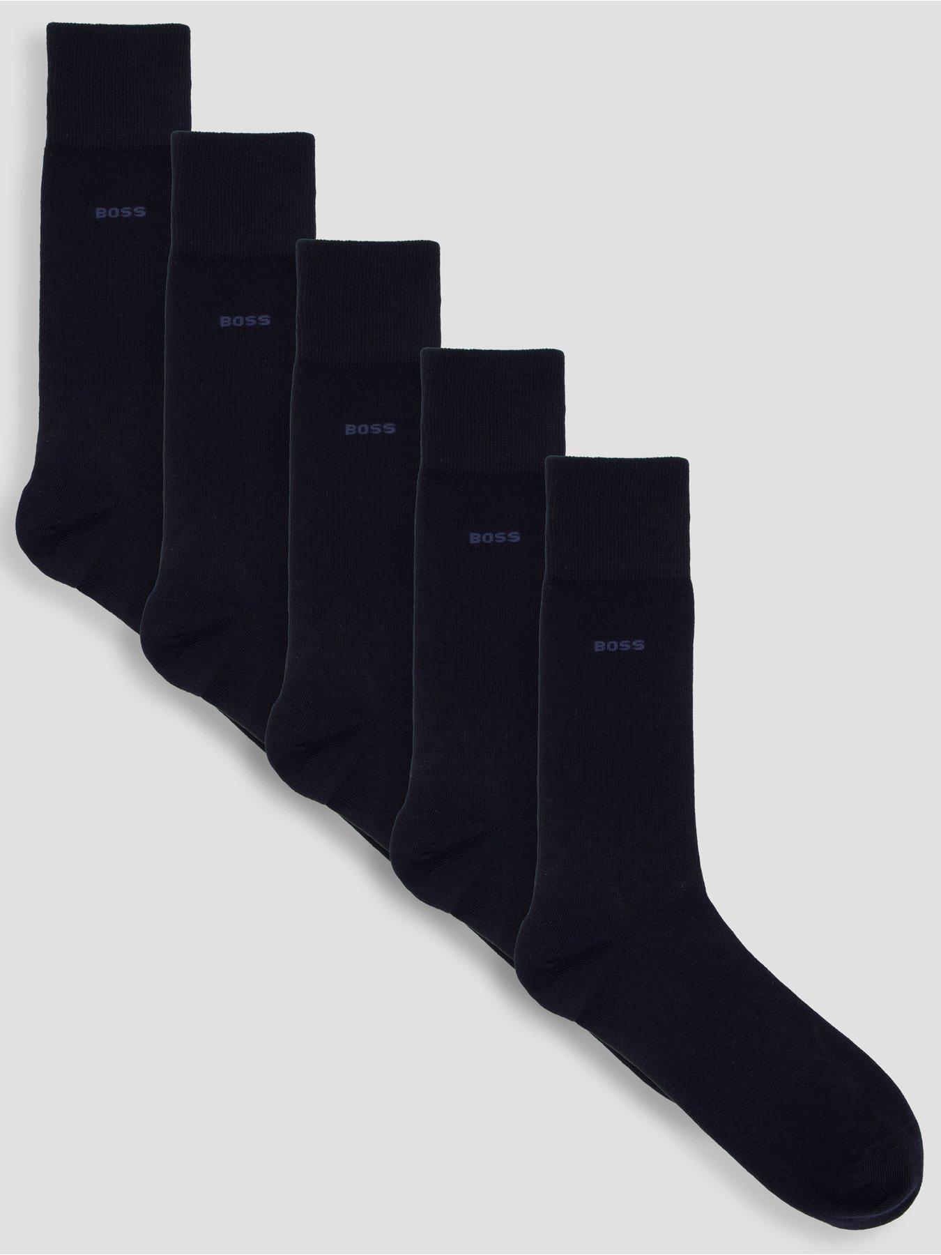 boss-bodywear-5-pack-logo-crew-socks-navy