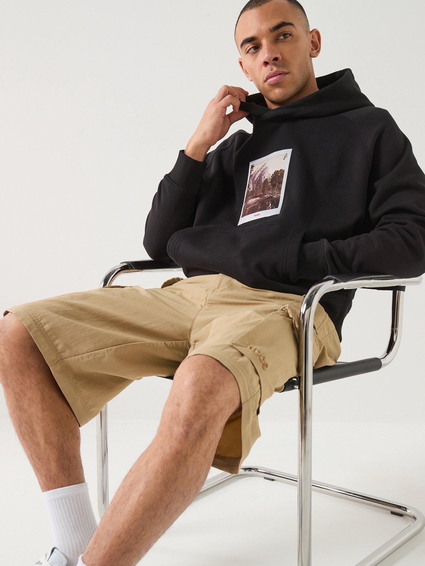 Image 4 of 5 of HUGO Fargo261 Zip Off Cargo Pants - Beige