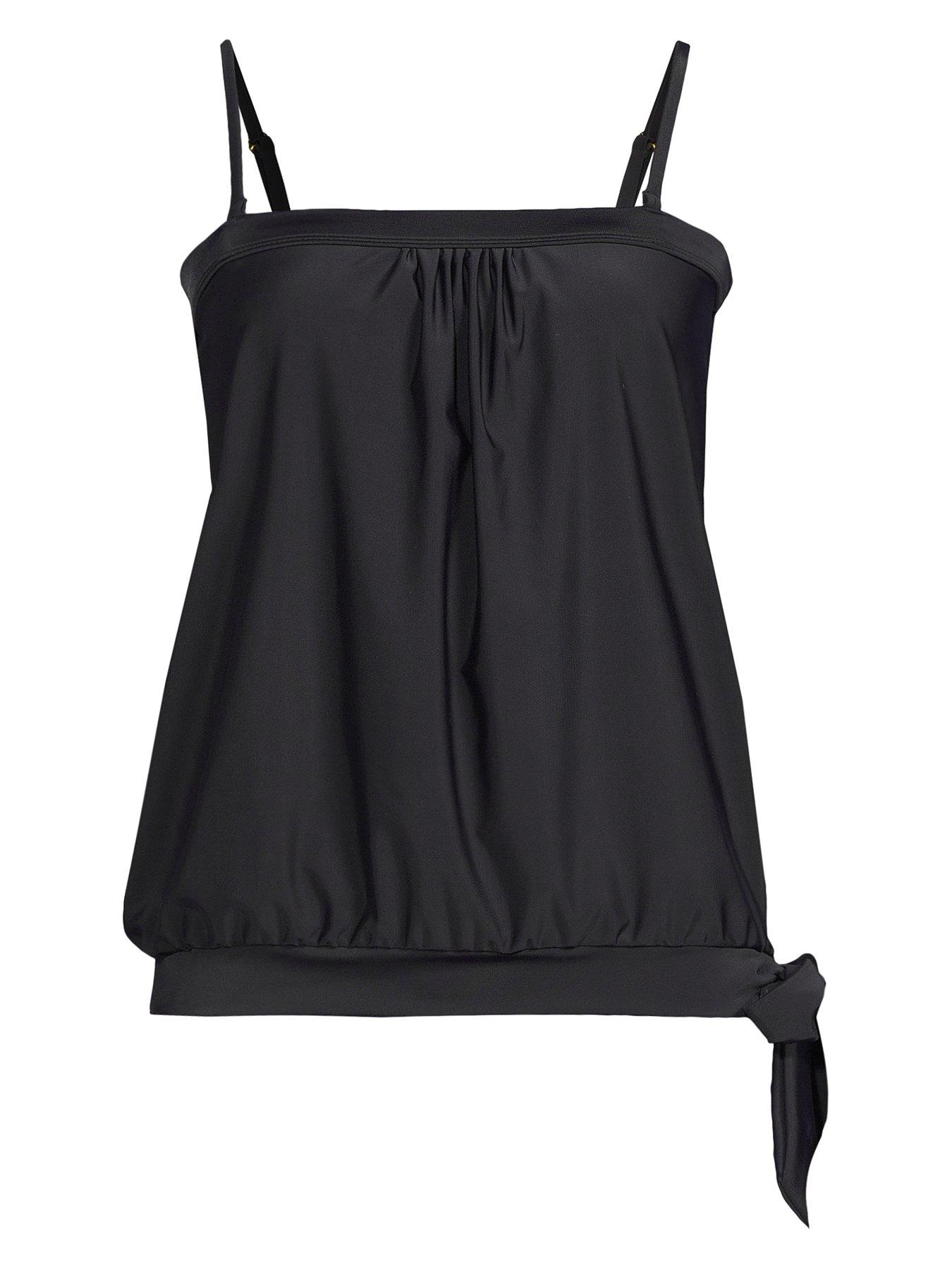 Image 7 of 7 of The Very Collection Mix &amp; Match Blouson Tankini Top Sun Safe Upf 50+