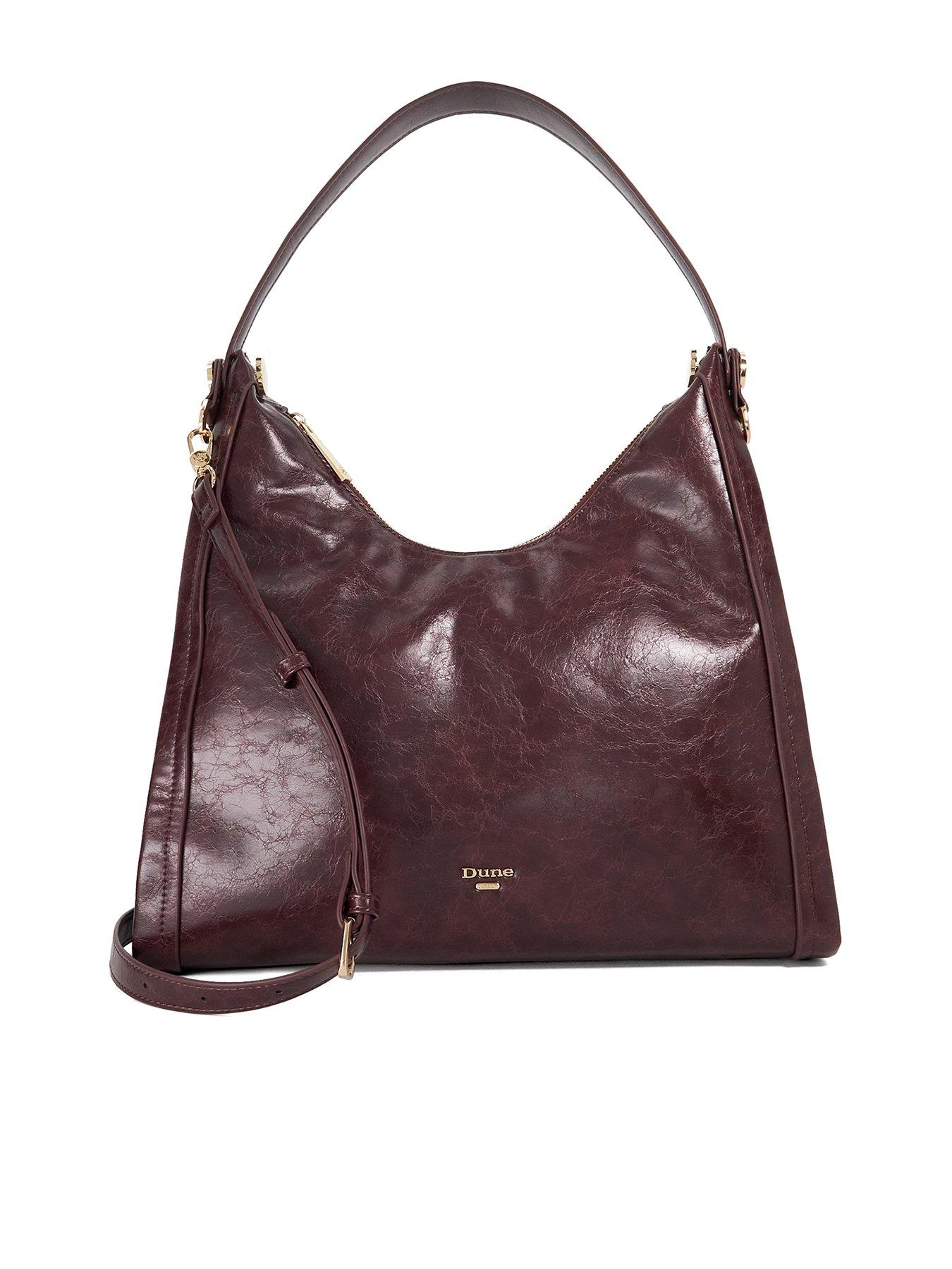 Dune London Declared Slouch Shoulder Bag - Purple