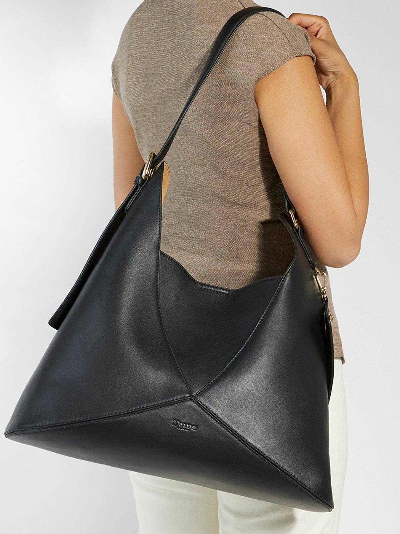 dune-london-dearest-suede-tote-black