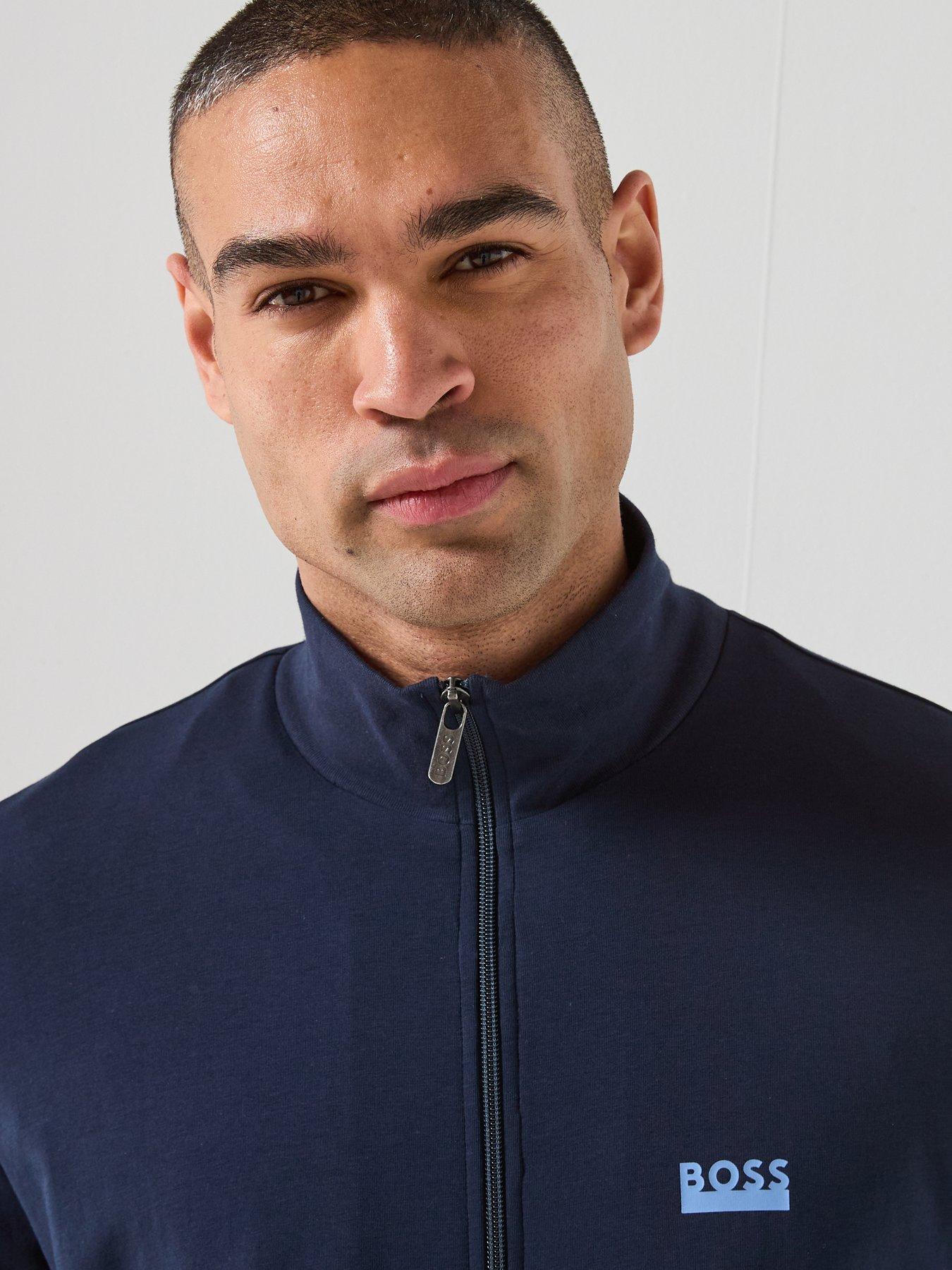 Image 4 of 6 of BOSS Bodywear 365 Long Lounge Pyjama Set - Dark Blue