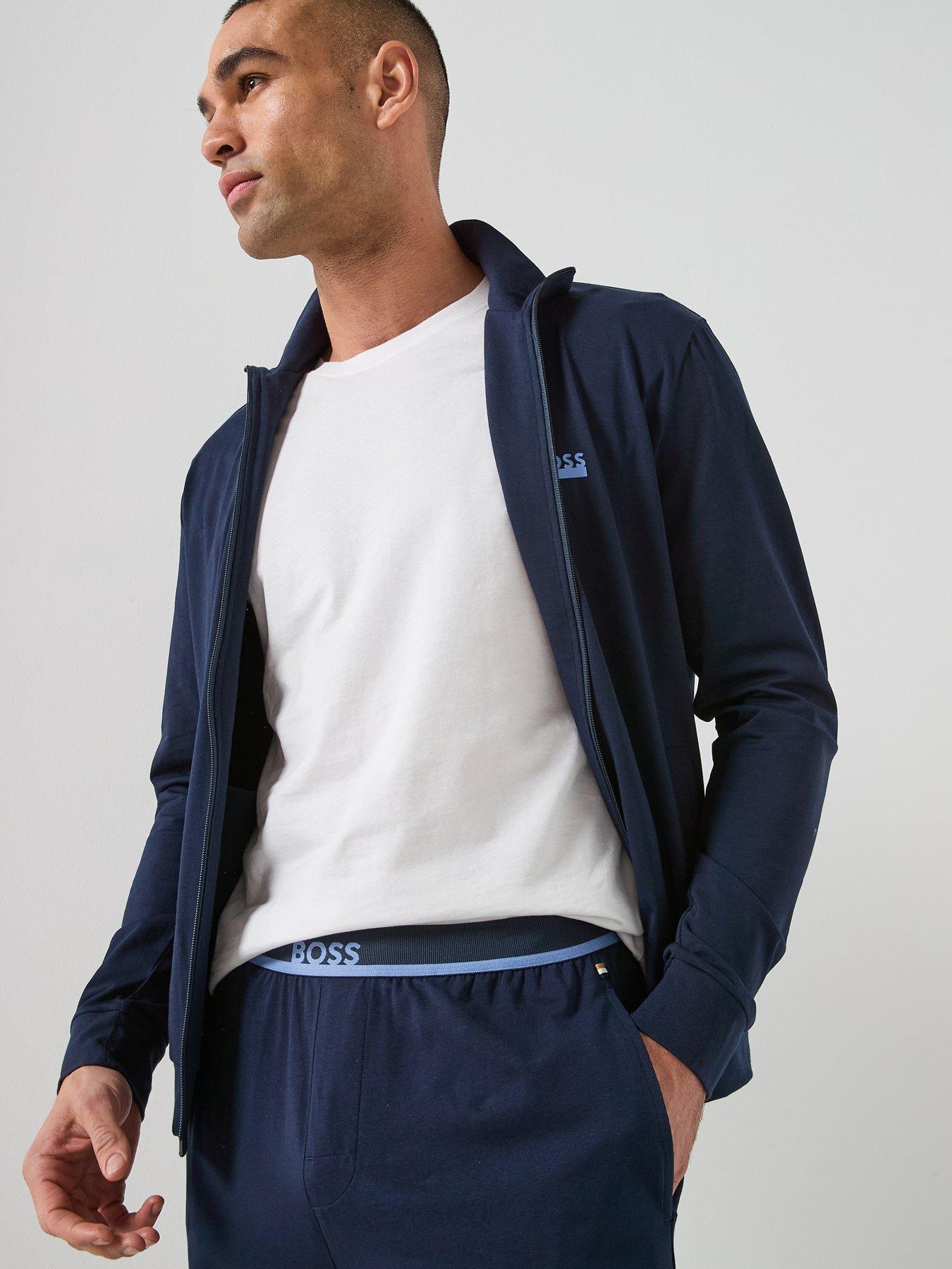 Image 5 of 6 of BOSS Bodywear 365 Long Lounge Pyjama Set - Dark Blue
