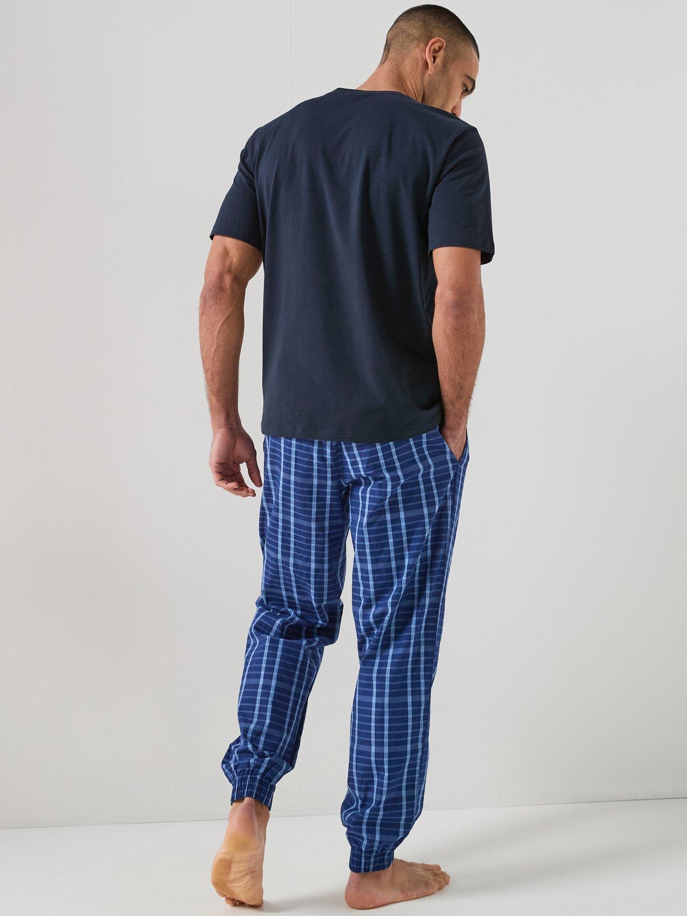 Image 2 of 6 of BOSS Boss Easy Long Set Pyjama Gift Set - Blue