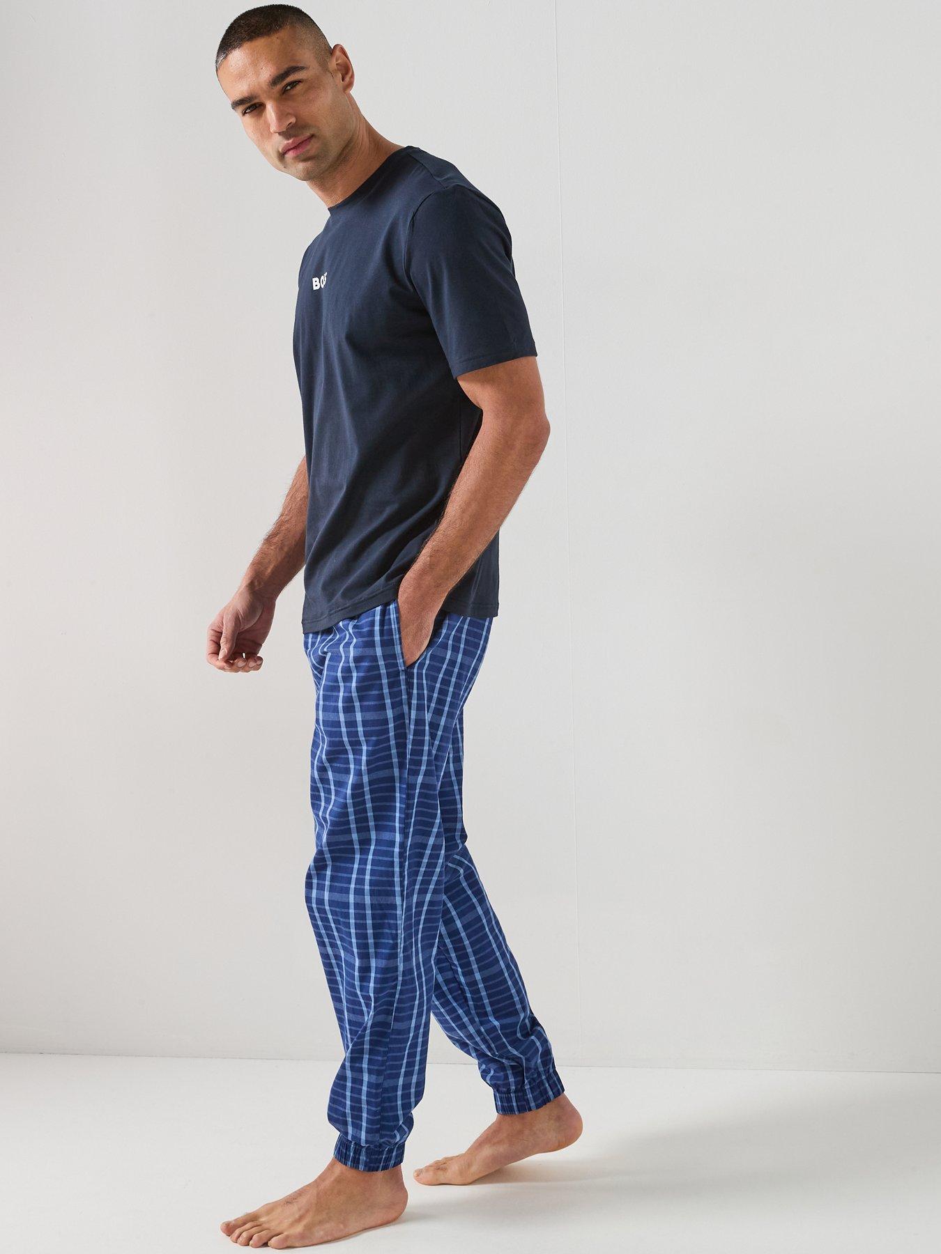 Image 3 of 6 of BOSS Boss Easy Long Set Pyjama Gift Set - Blue