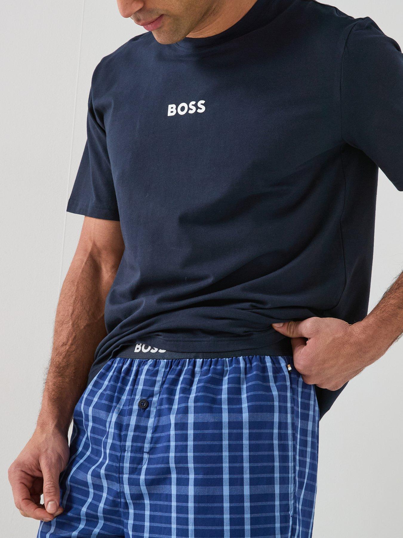 Image 6 of 6 of BOSS Boss Easy Long Set Pyjama Gift Set - Blue