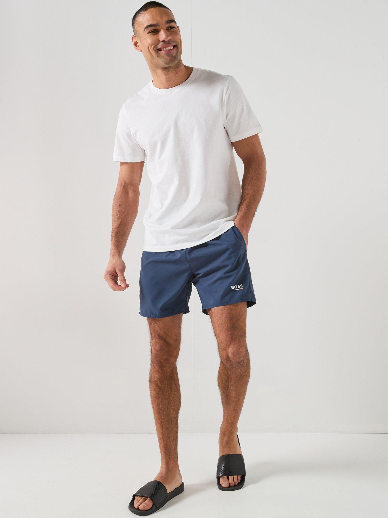Image 3 of 6 of BOSS Swordfish Swim Shorts - Navy