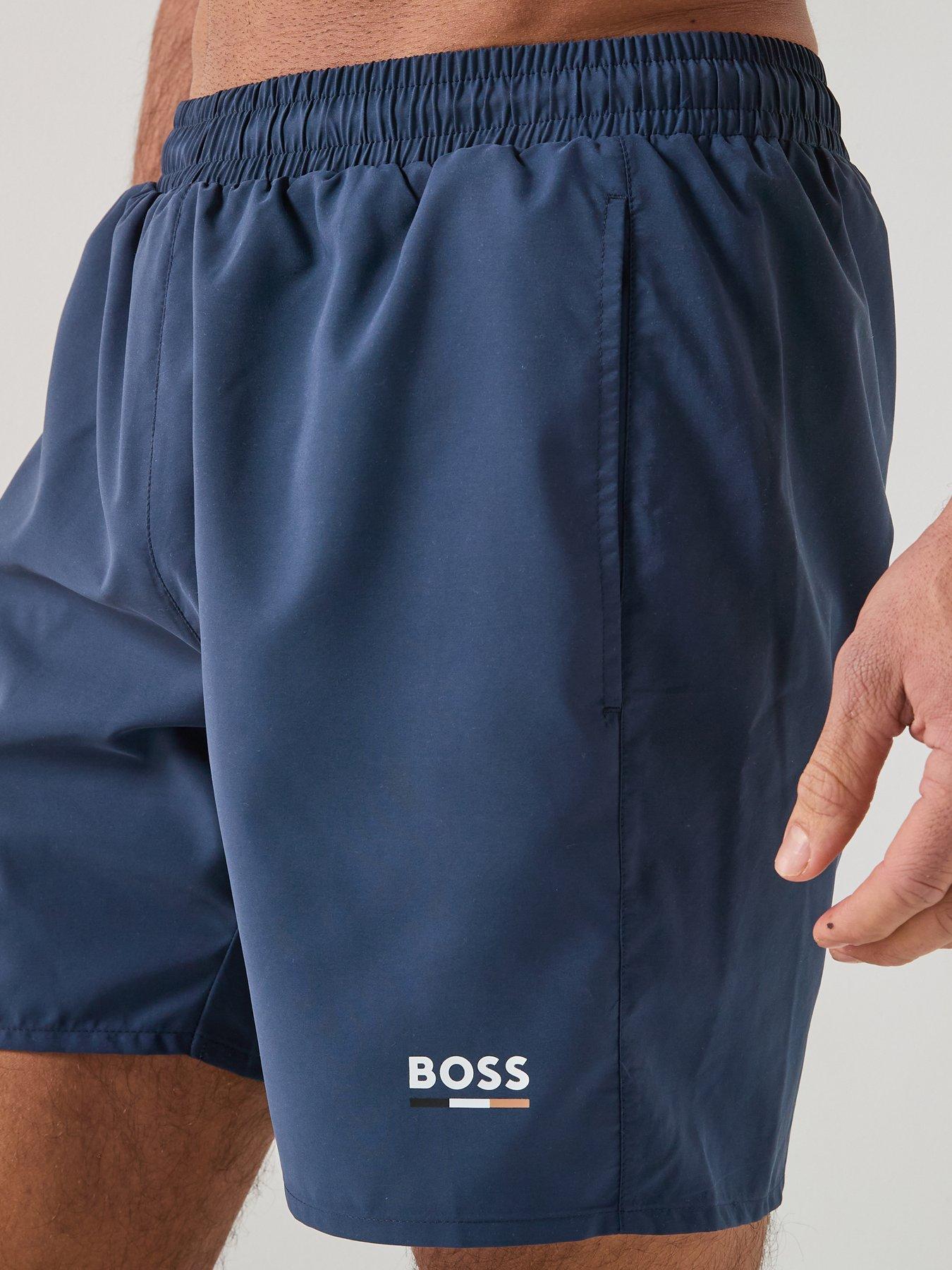 Image 4 of 6 of BOSS Swordfish Swim Shorts - Navy