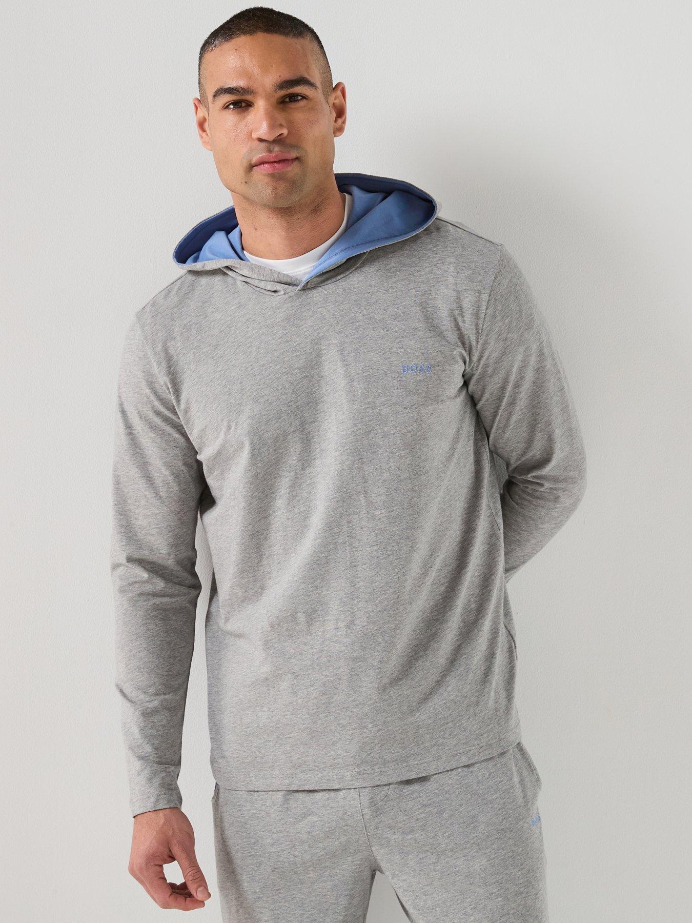 BOSS Boss Bodywear Mix  &  Match Lounge Overhead Hoodie - Grey